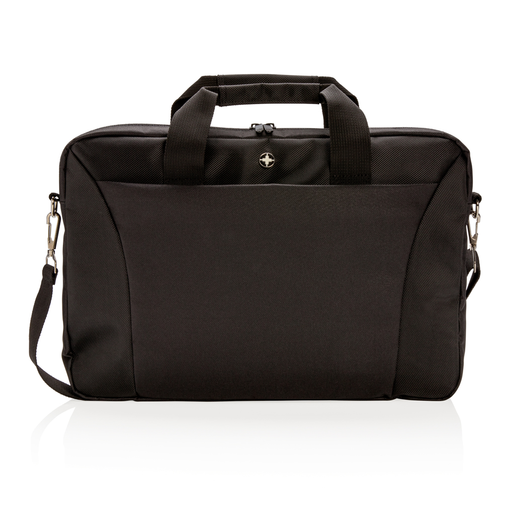Swiss Peak laptopveske 15,4" svart tynn PVC-fri