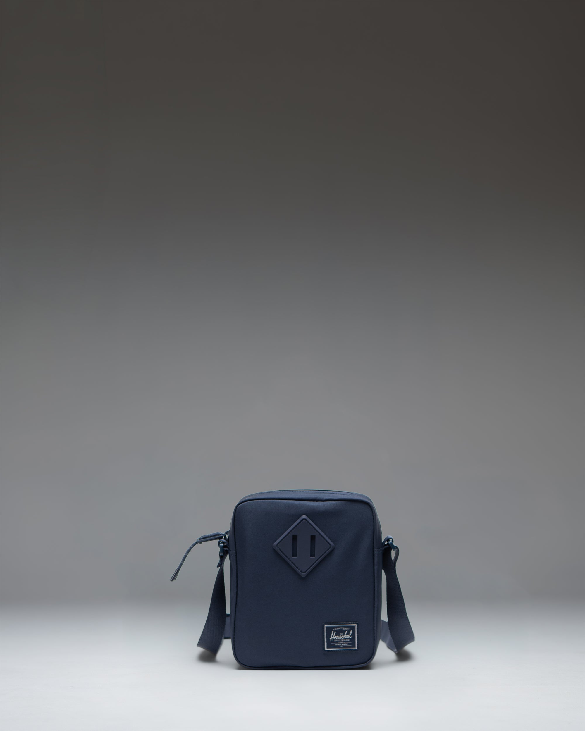 Herschel Heritage Crossbody skulderveske Black/Grey twill