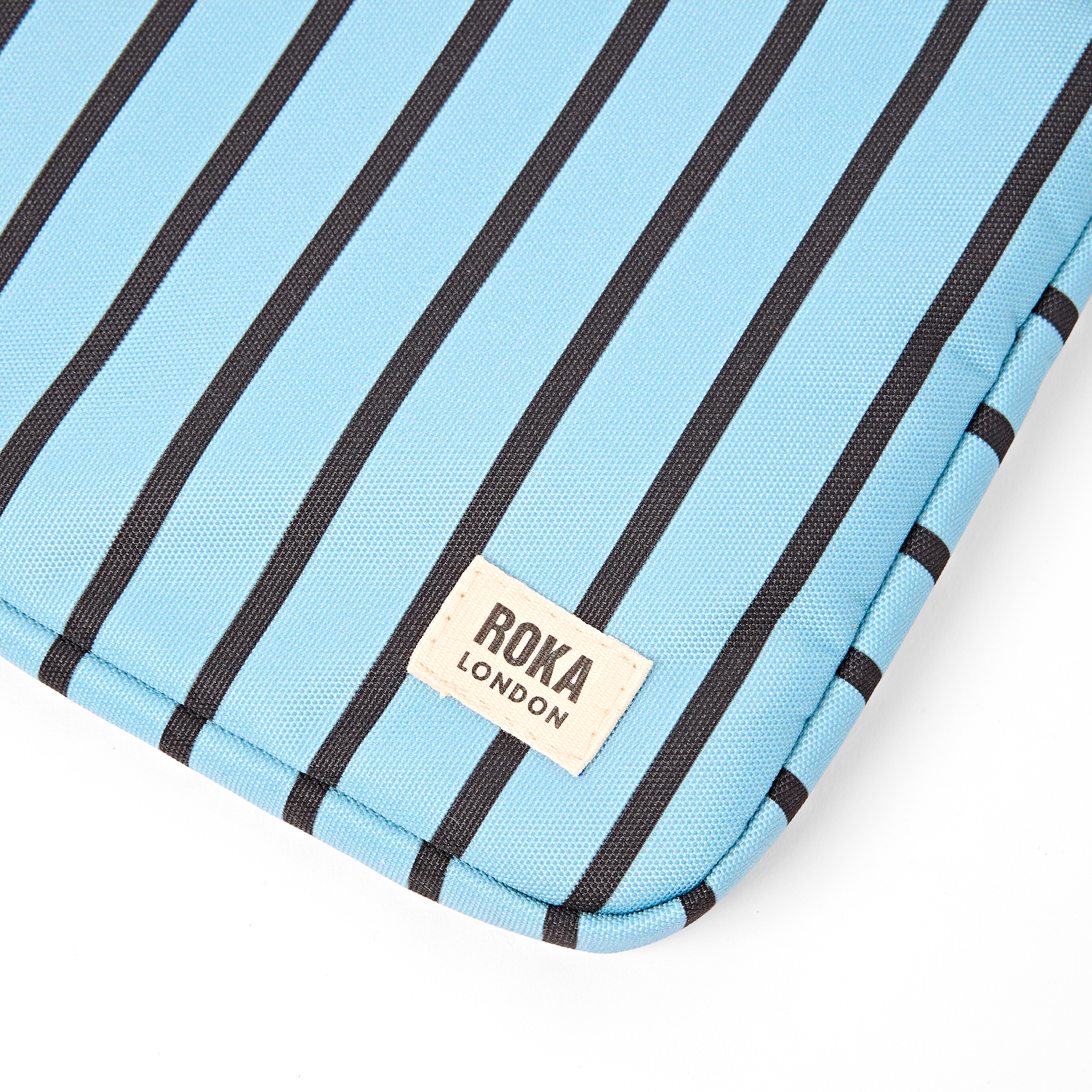 Roka London Brick Lane laptopveske Blue Stripe 14" vanntett