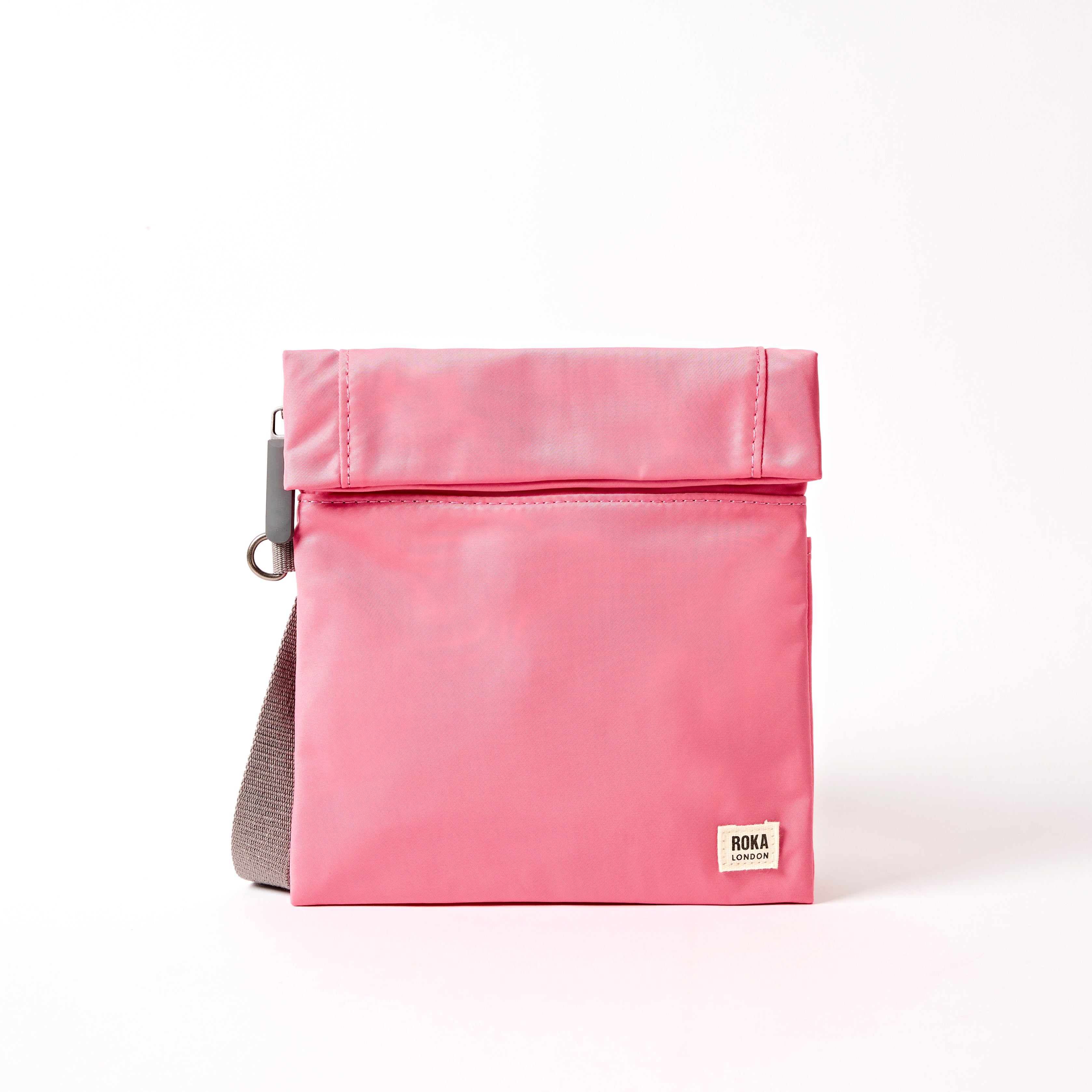 Roka London Stratford Crossbody veske pink lemonade small 0,5 liter