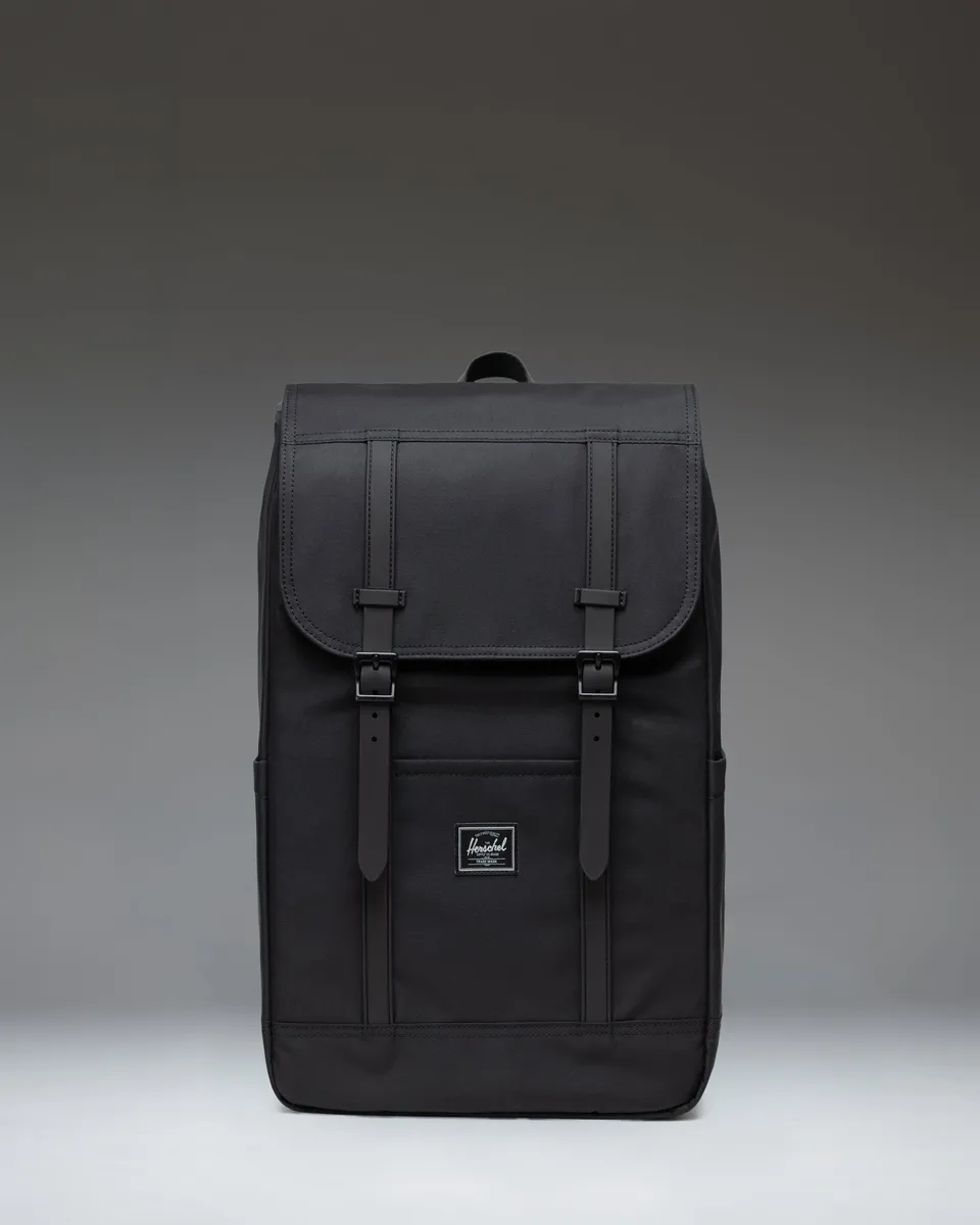 Herschel Retreat Backpack Twill ryggsekk Black Grey
