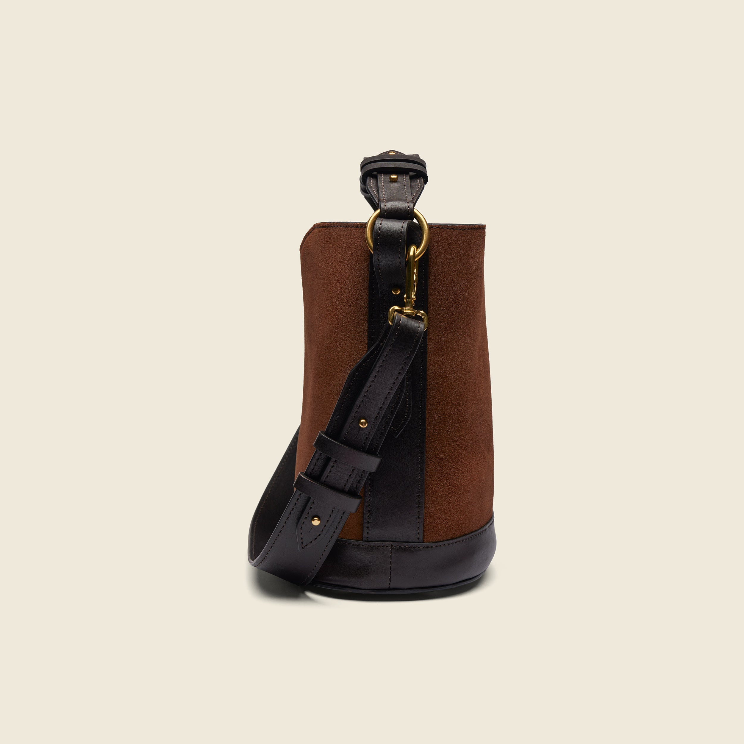 Chapman Madeleine Bucket Bag veske svart semsket