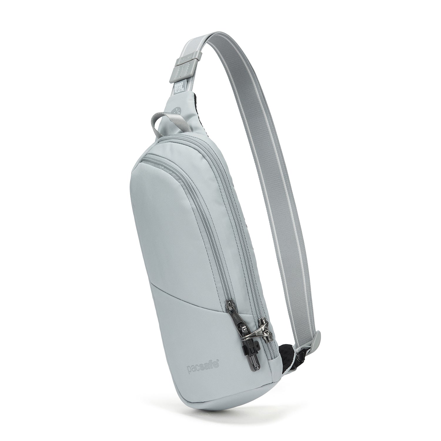 Pacsafe Vibe V slingsekk svart kuttesikker front