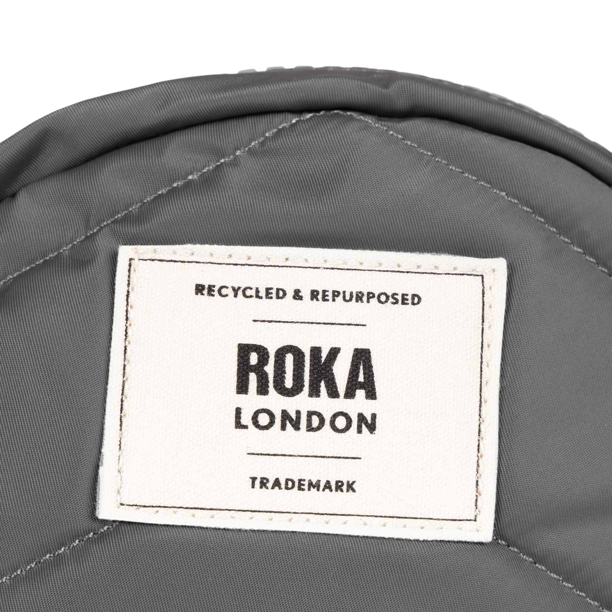 Roka London Paddington Small skulderveske graphite rund