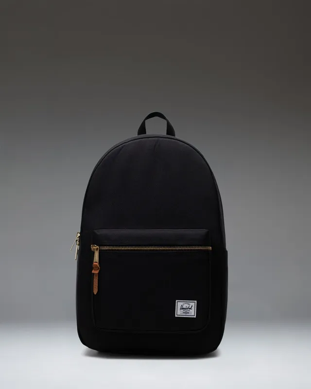 Herschel Settlement ryggsekk svart minimalistisk