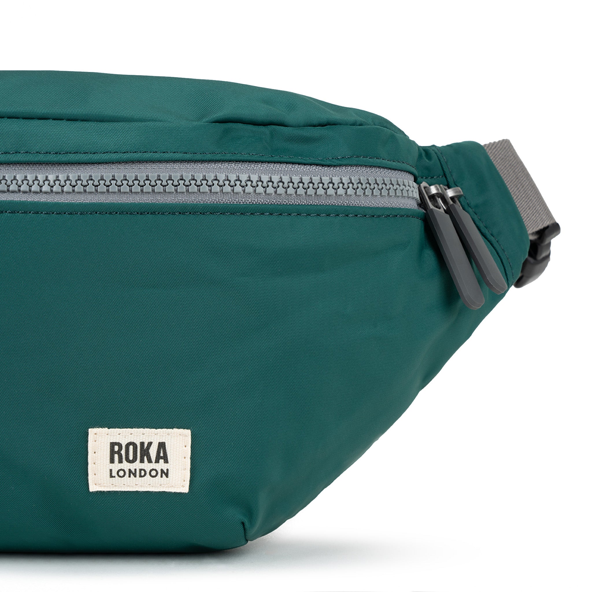 Roka London Jubilee belteveske Teal Medium 3,2 liter