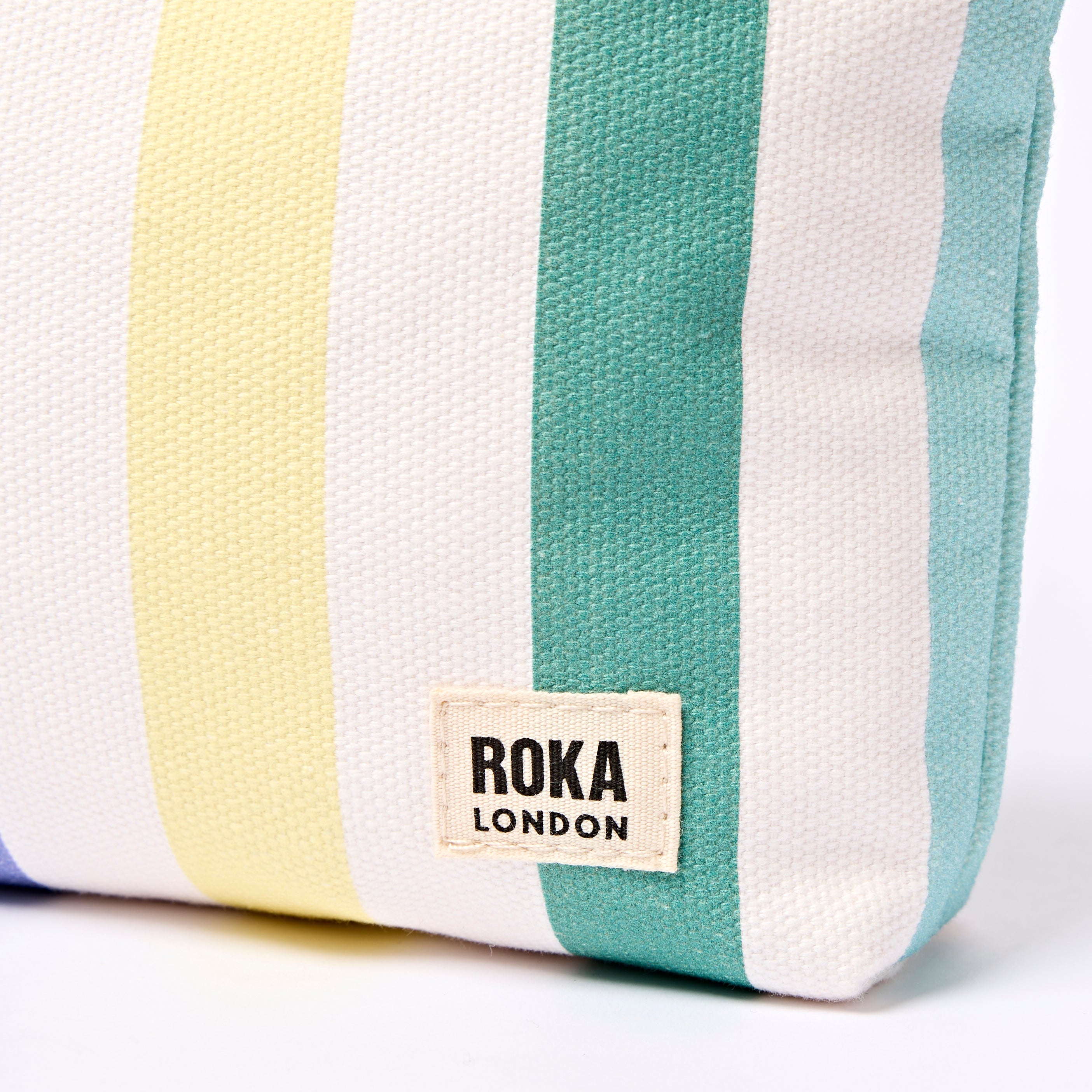 Roka London Maida Vale pouch pastel stripe small 1,2 liter