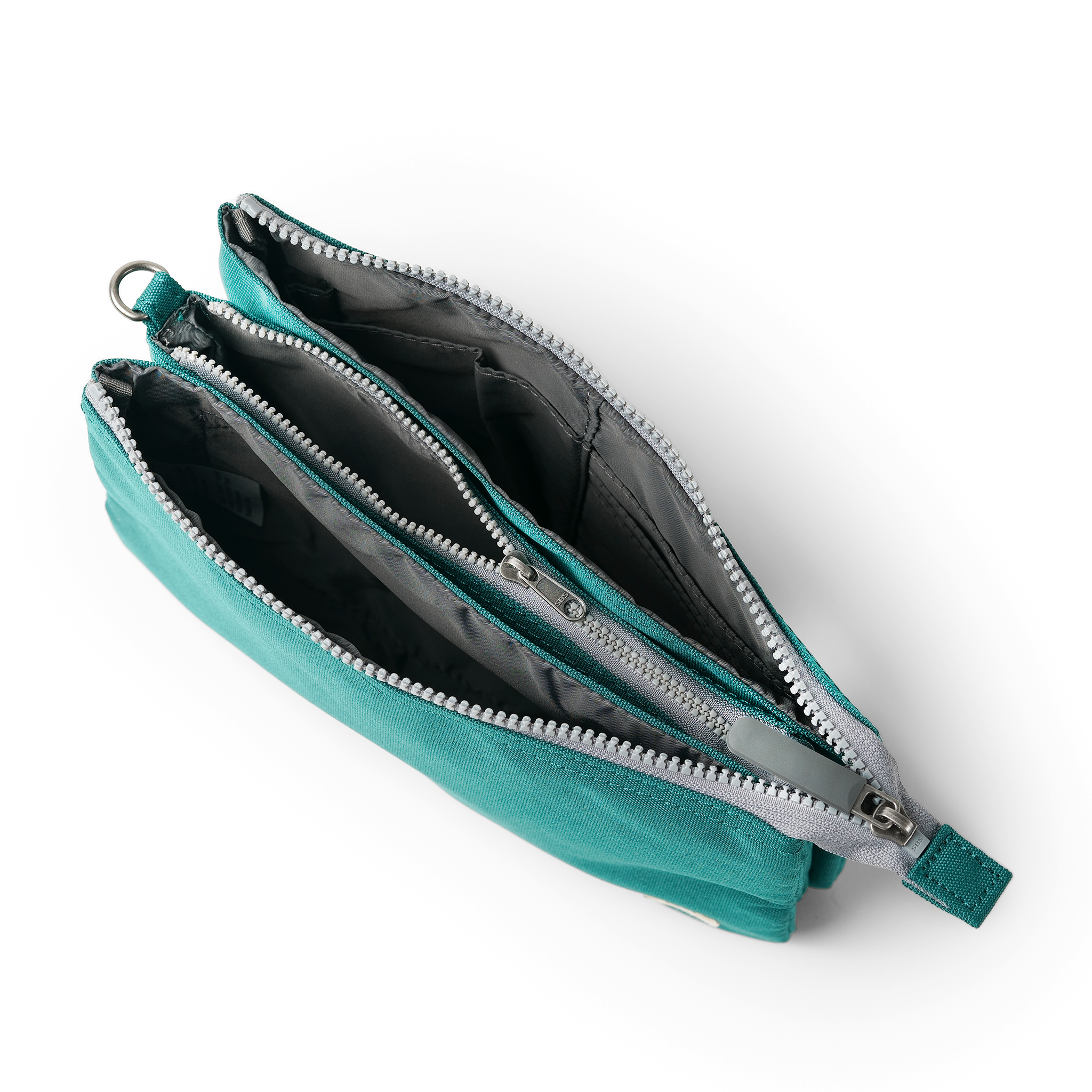 Roka London Carnaby Teal lommebokveske XL 0,5 liter