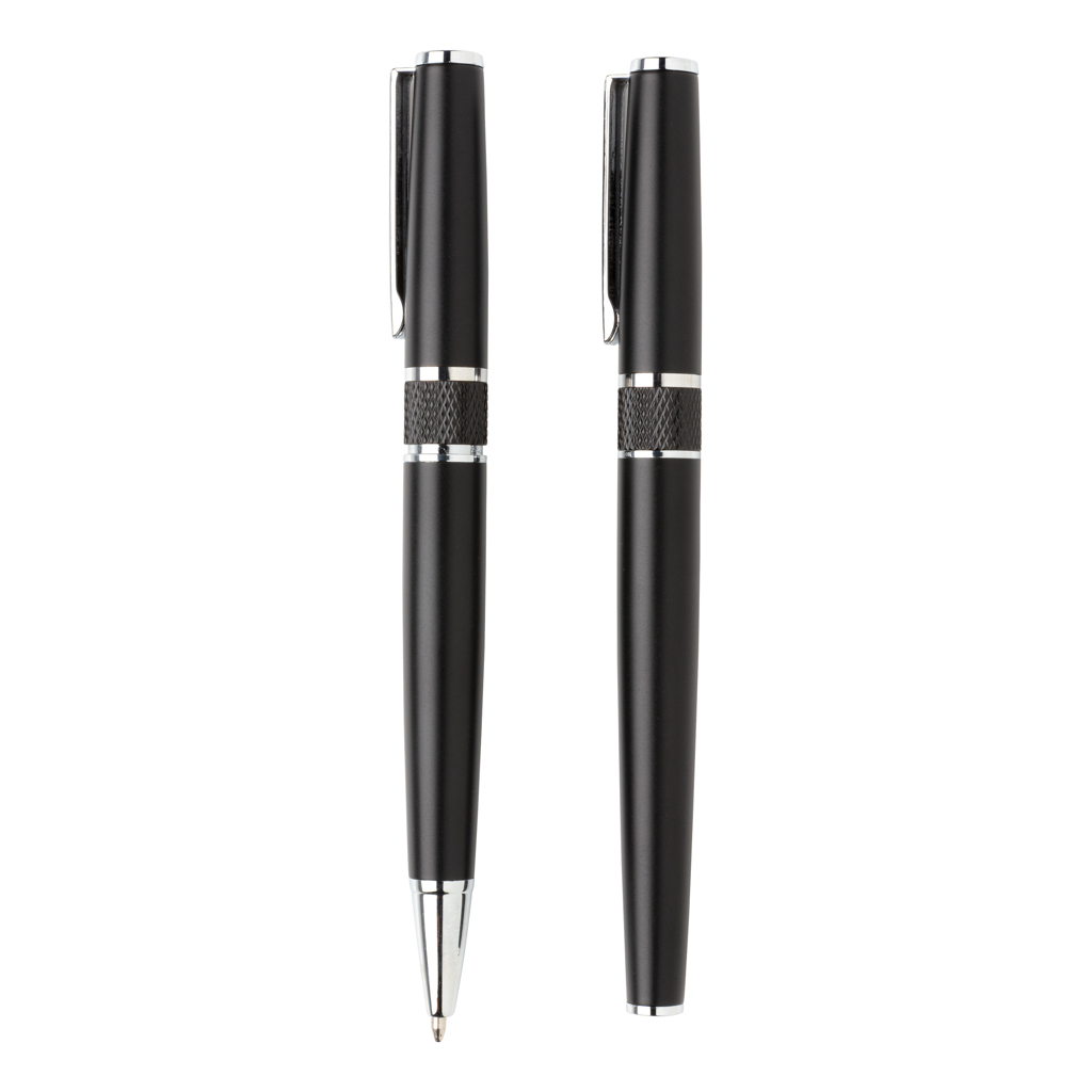 Swiss Peak Deluxe pennesett svart 2 penner gave
