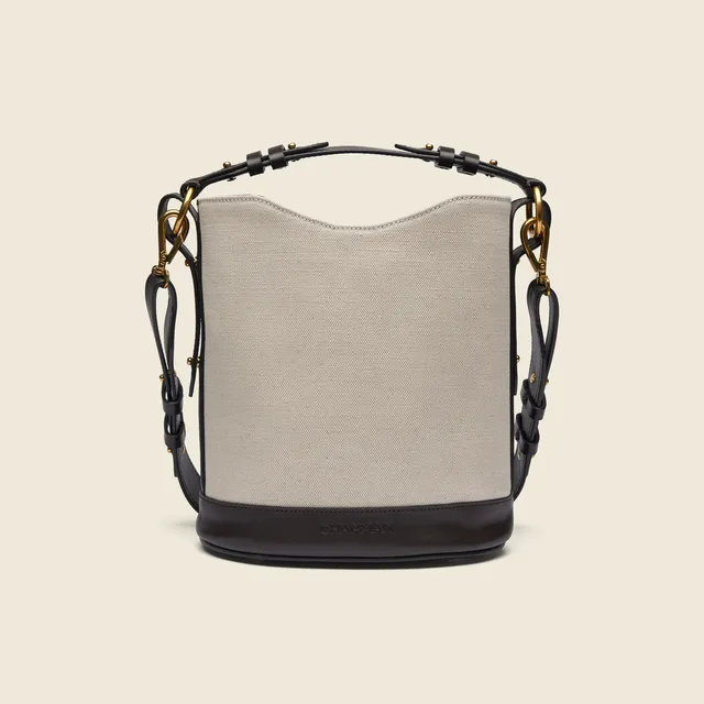 Chapman Madeleine Bucket Bag bøtteveske tan canvas