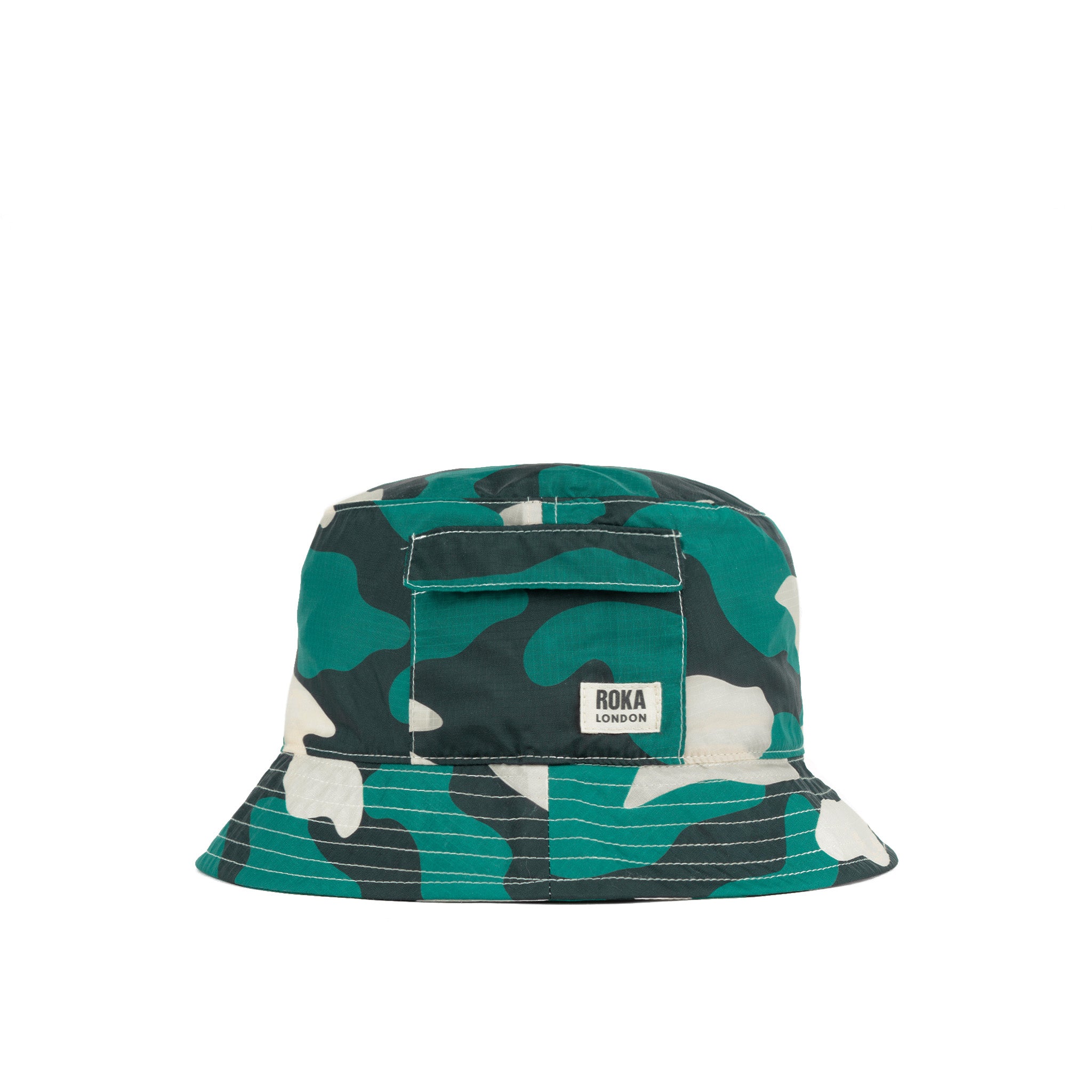 Roka London Bedford bøttehatt rose camo vanntett UPF50+