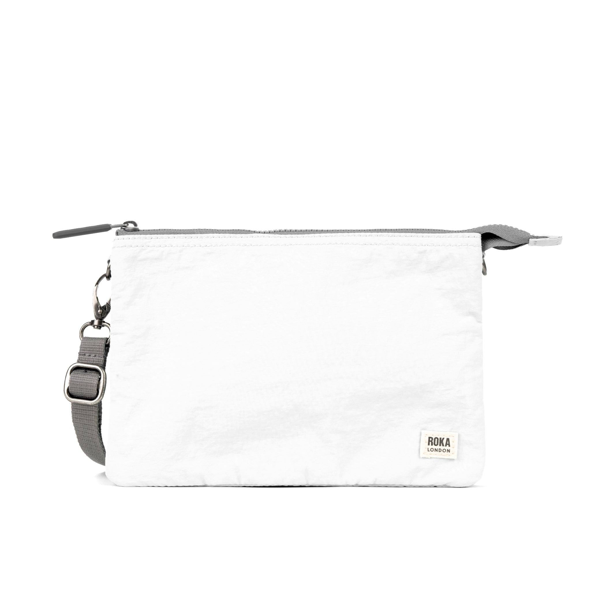 Roka London Carnaby XL crossbody Coconut 3-delt clutch