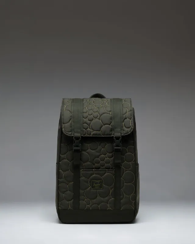 Herschel Retreat Small ryggsekk svart quiltet