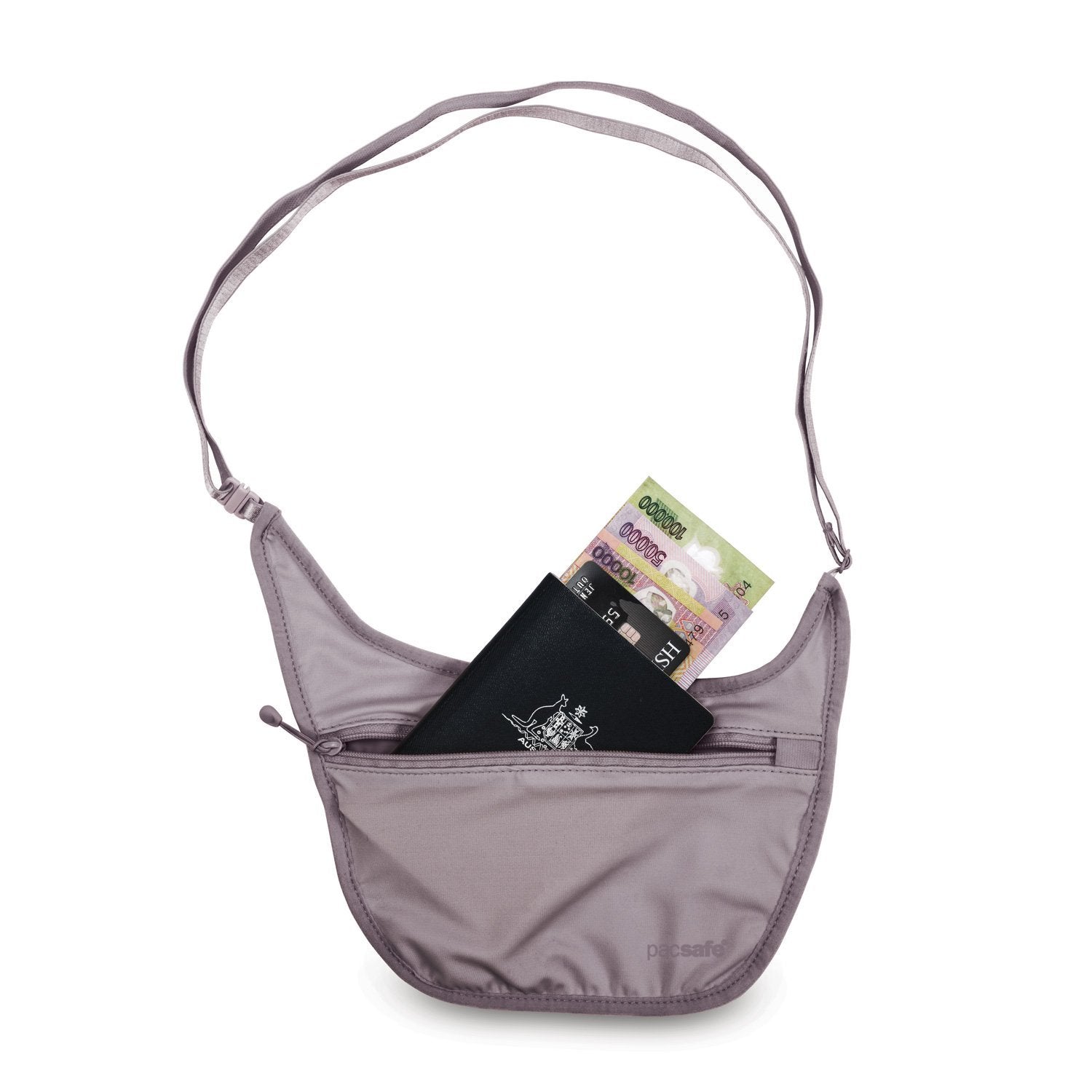 Pacsafe Coversafe S80 magebelte svart passlomme