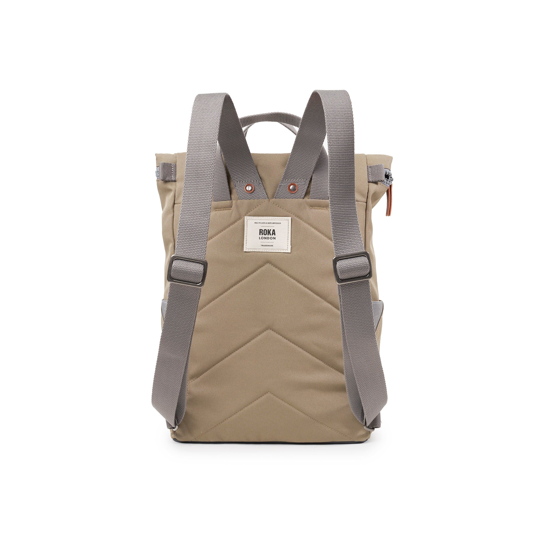 Roka London Finchley ryggsekk Small Taupe minimalistisk
