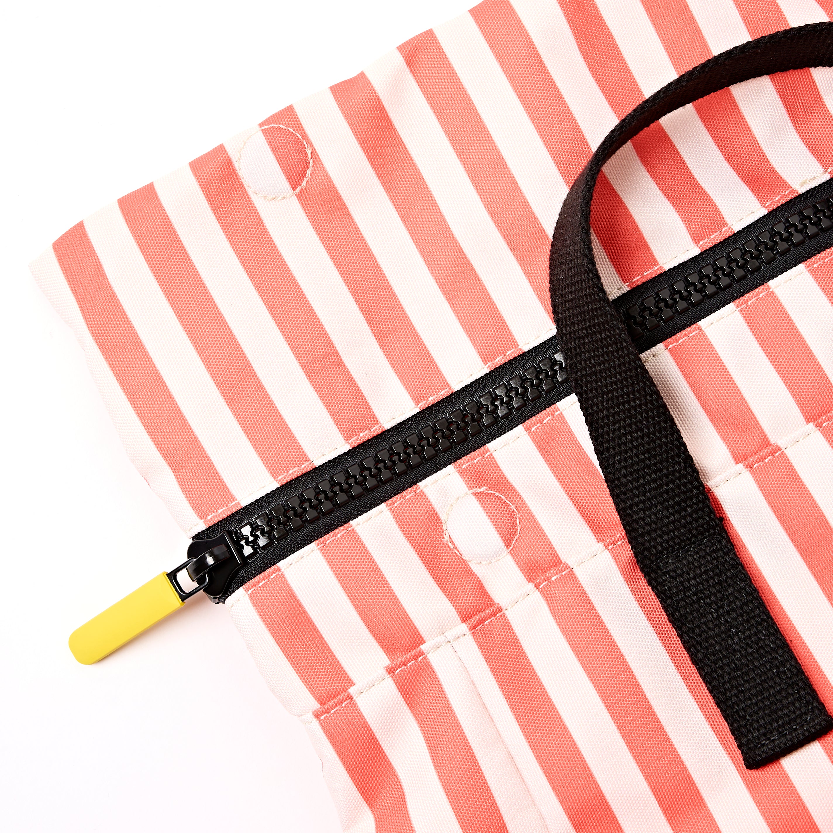 Roka London Canfield Medium ryggsekk Coral Stripe 16 liter