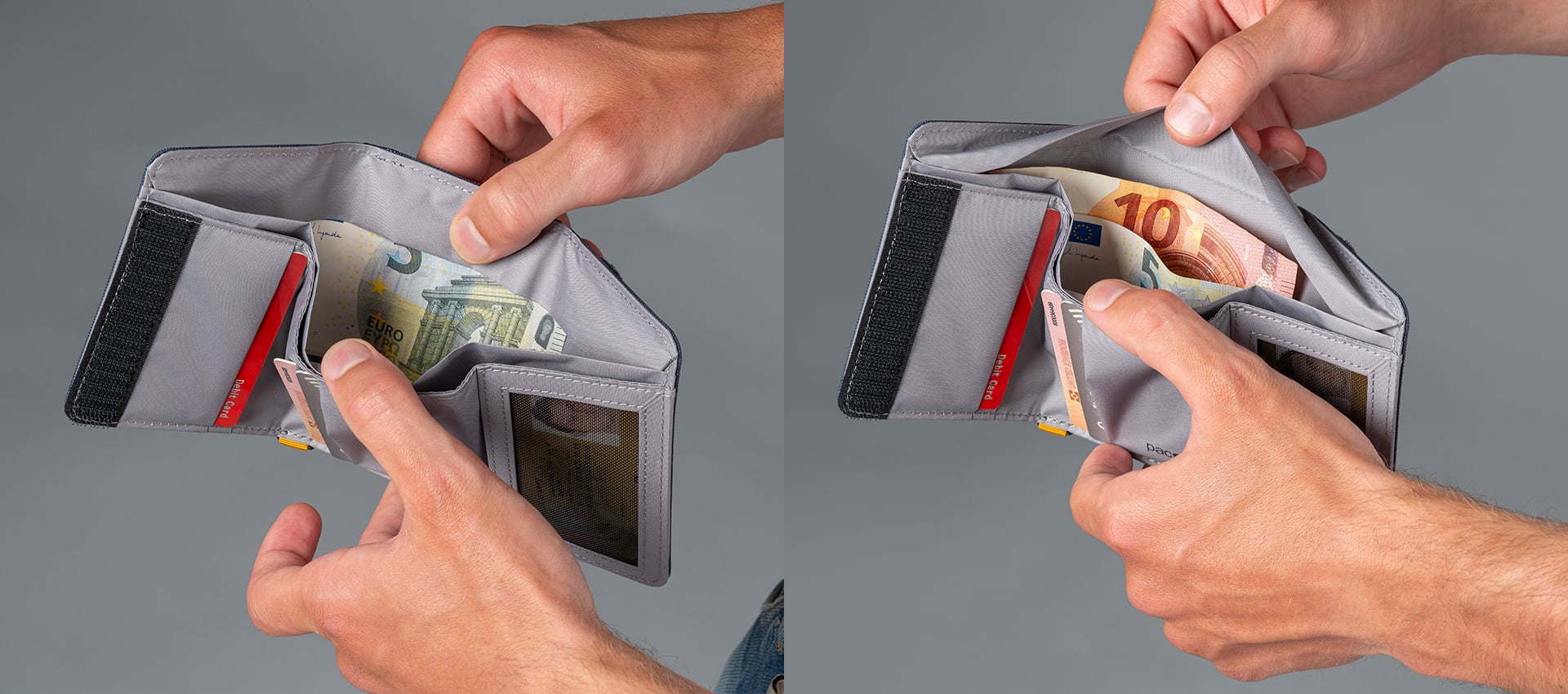 Pacsafe RFIDsafe trifold lommebok RFID