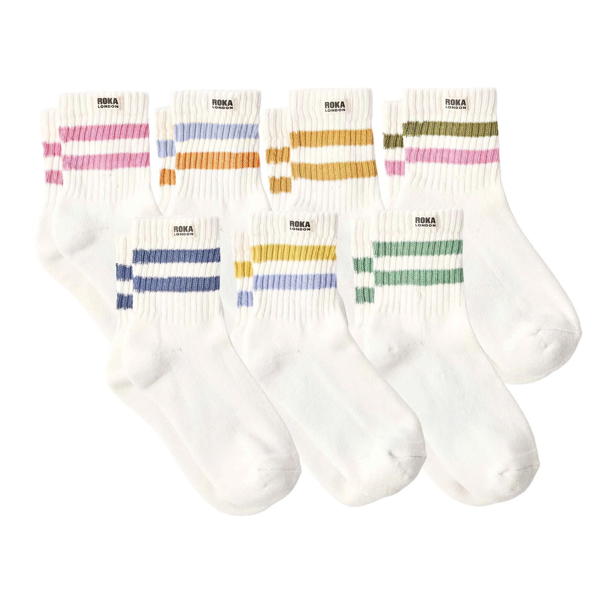 Roka London Windsor crewsokker dame Active Sporty 3-pk