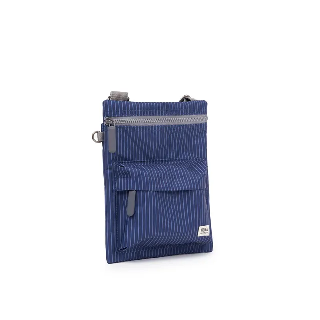 Roka London Chelsea B mobilveske Medium Denim Stripe 0,6l