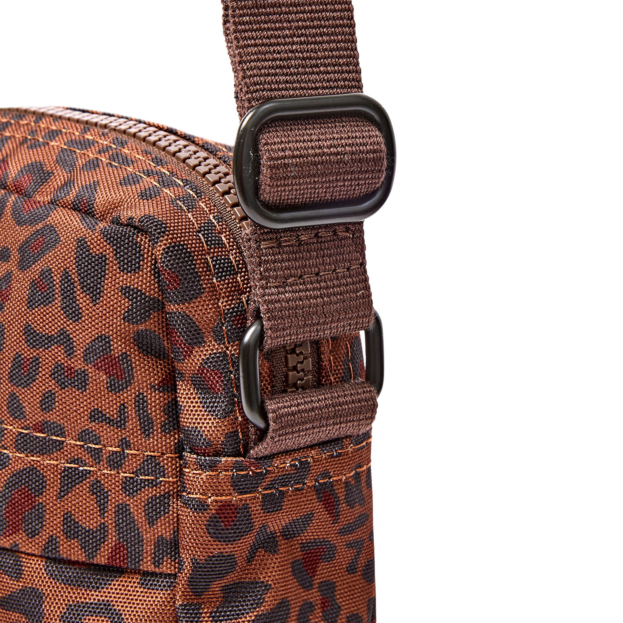 Roka London Bond mobilveske mini leopard 1,5 liter crossbody