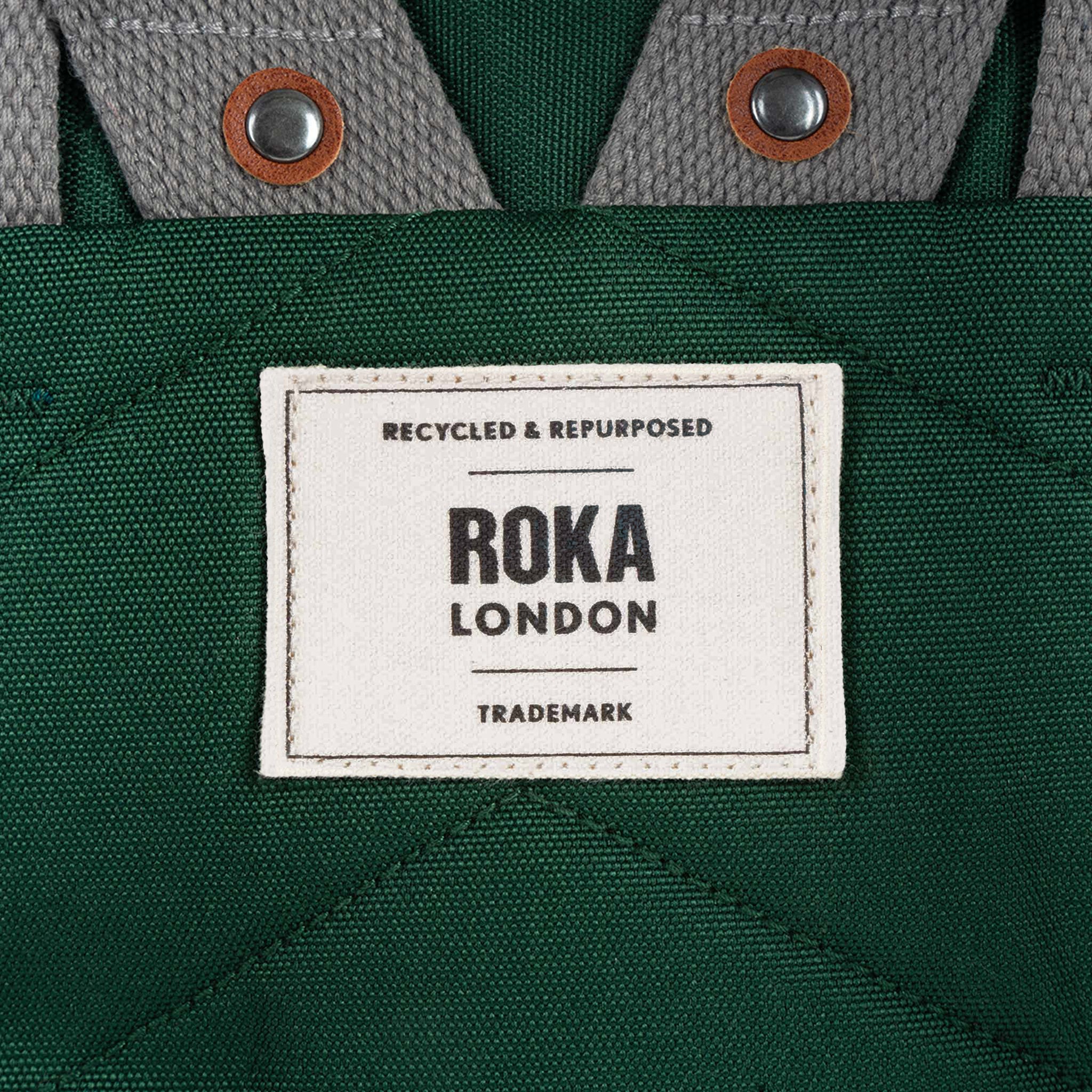 Roka London Finchley ryggsekk 12 liter grønn værbestandig