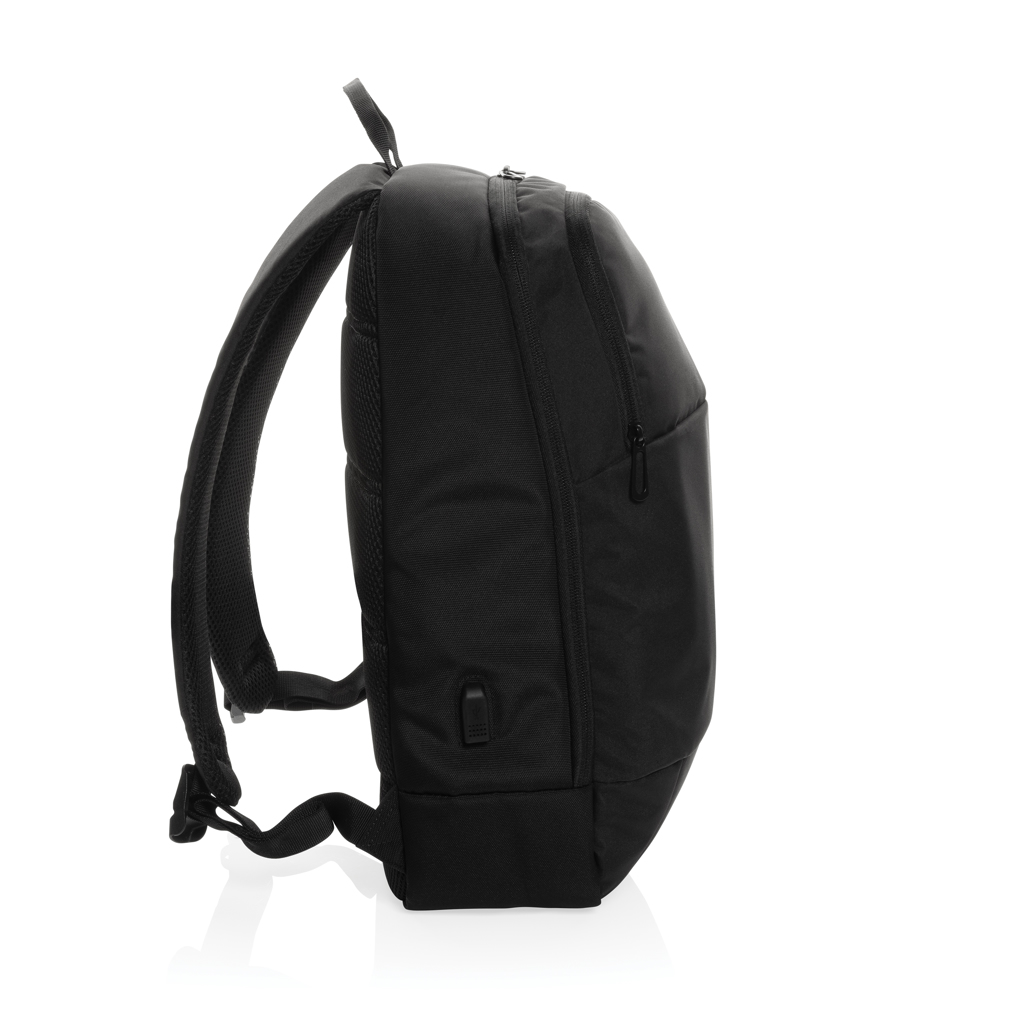 Swiss Peak AWARE Modern ryggsekk 15,6" svart USB-C