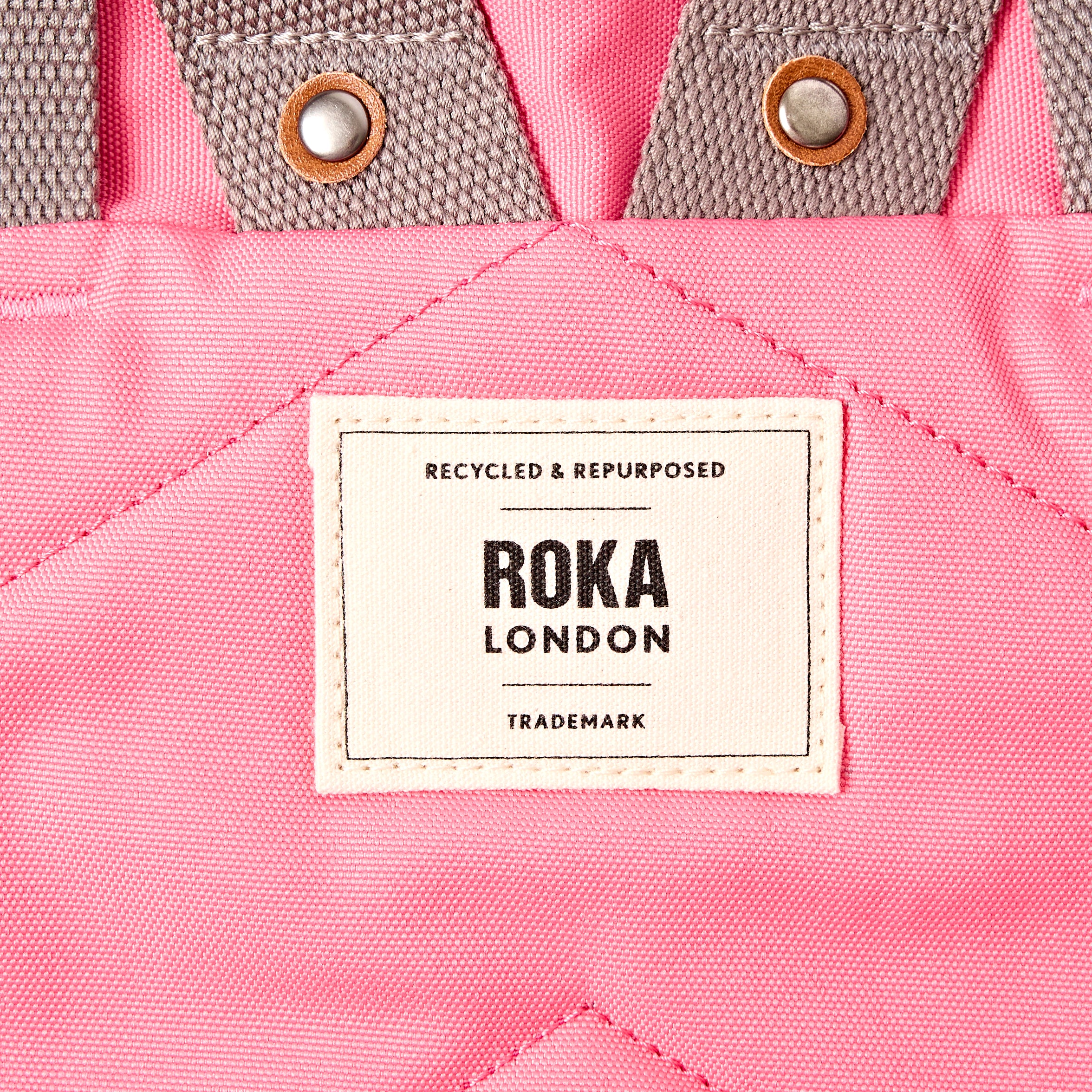 Roka London Finchley Medium ryggsekk Pink Lemonade 15" PC