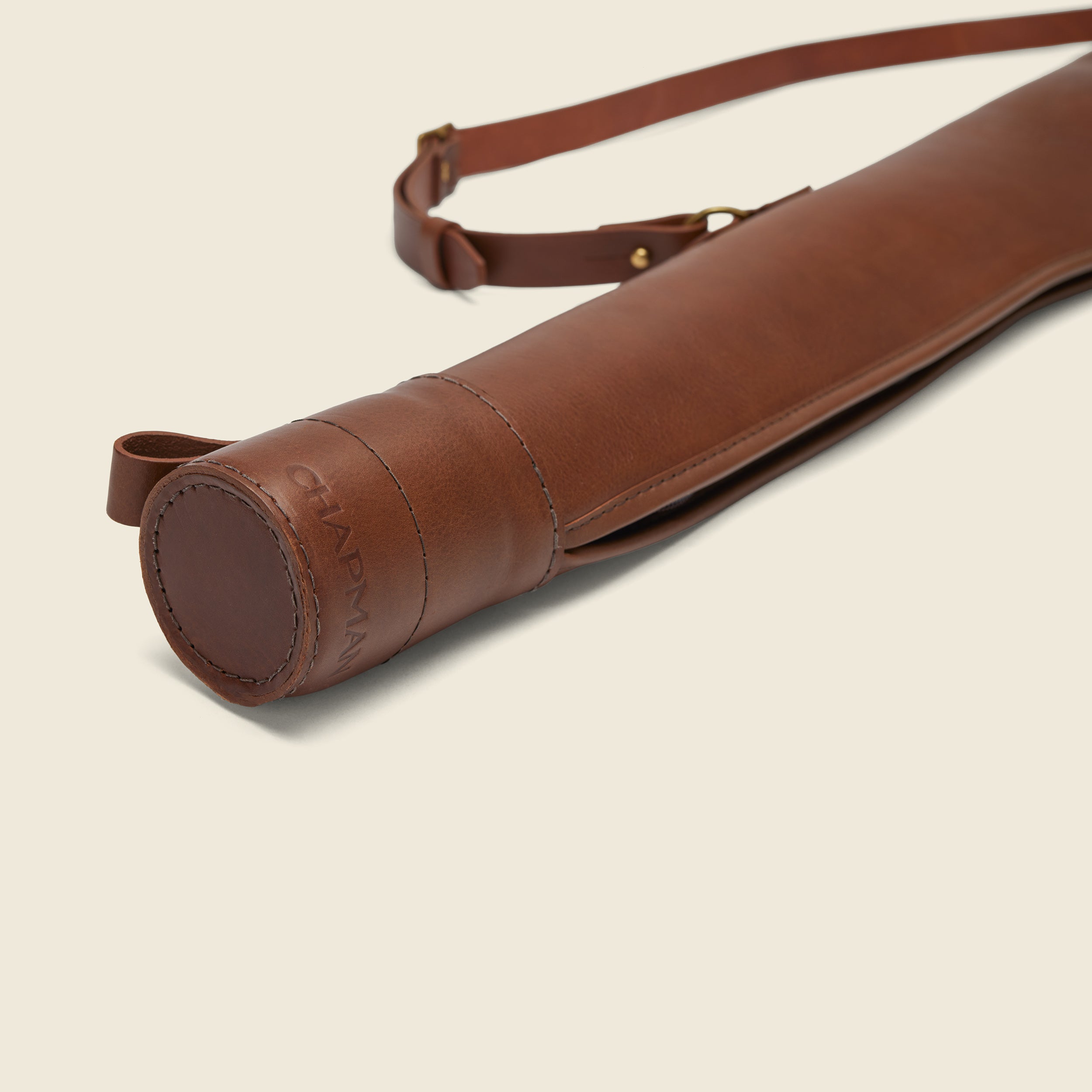 Chapman Mid Leather Gun Slip våpenfutteral 48" lær