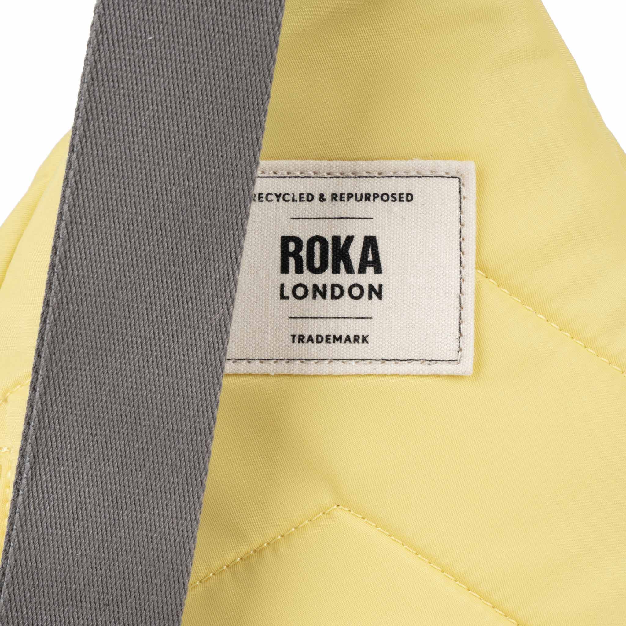 Roka London Willesden Large slingveske citron 5 liter