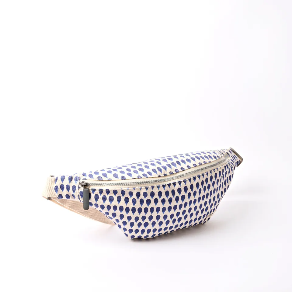 Roka London Mill Hill rumpetaske indigo small 3,7 liter