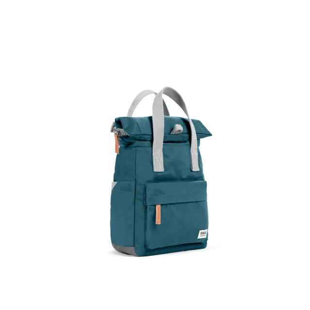 Roka London Canfield Roll Top ryggsekk teal vanntett