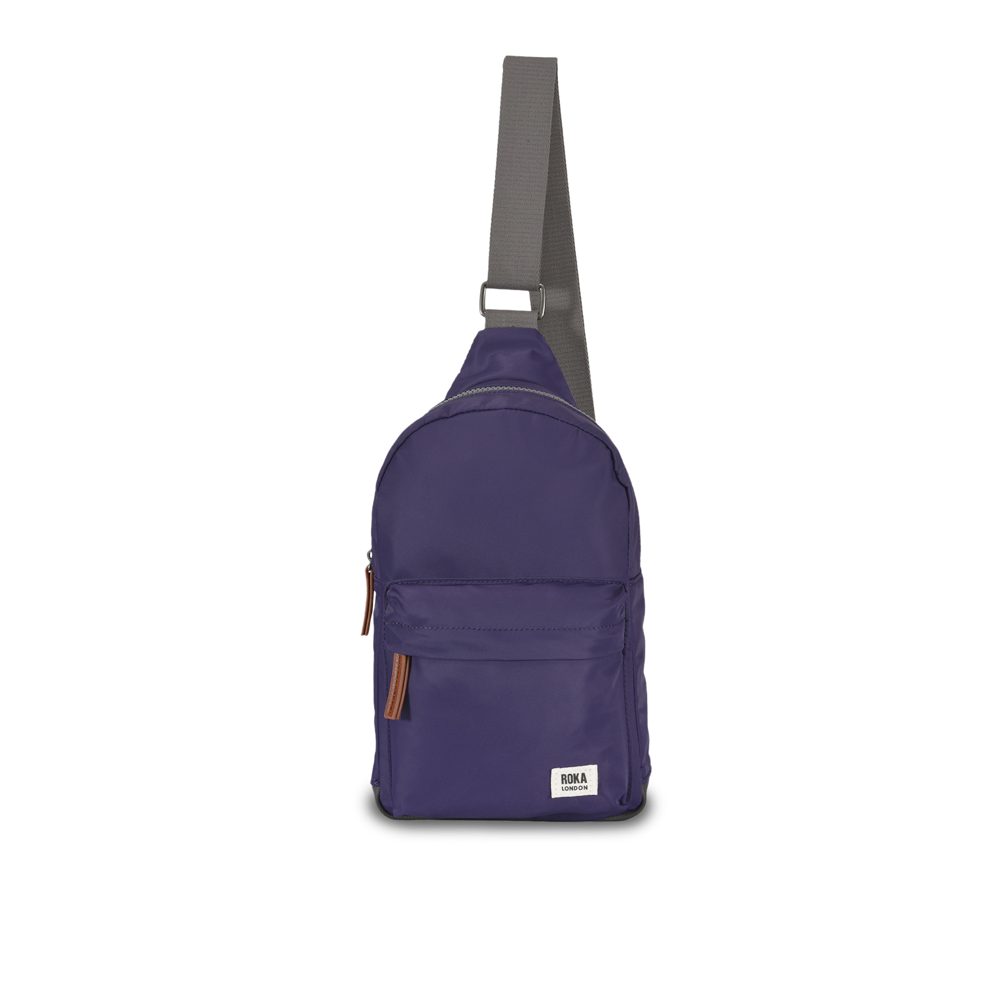 Roka London Willesden sling crossbody veske mulberry 5 liter