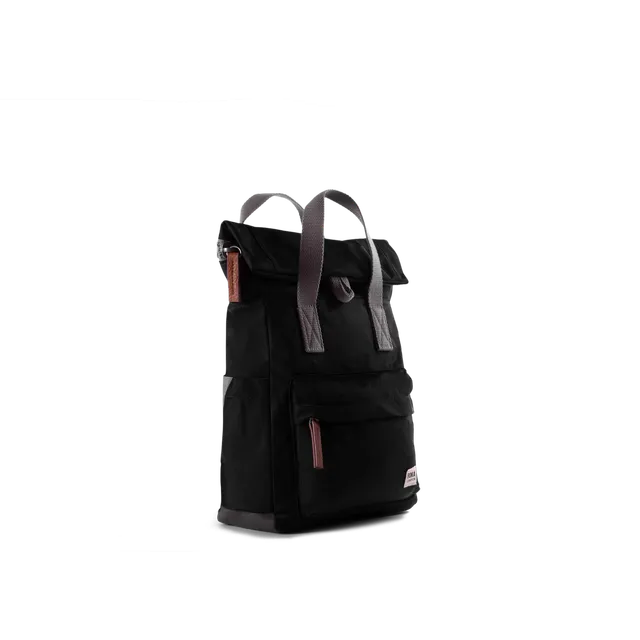 Roka London Canfield ryggsekk black rolltopp 16,4 liter