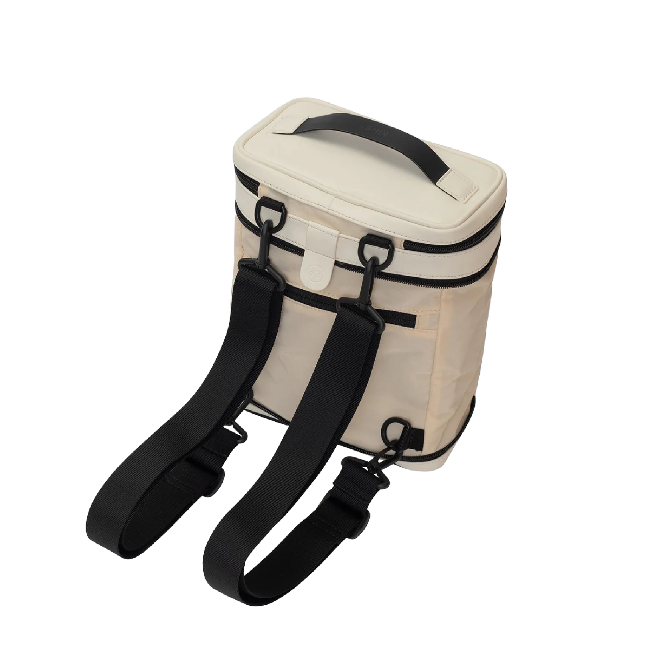 KIWEE Sandwich Mini Backpack ryggsekk Offwhite 10L sammenleggbar