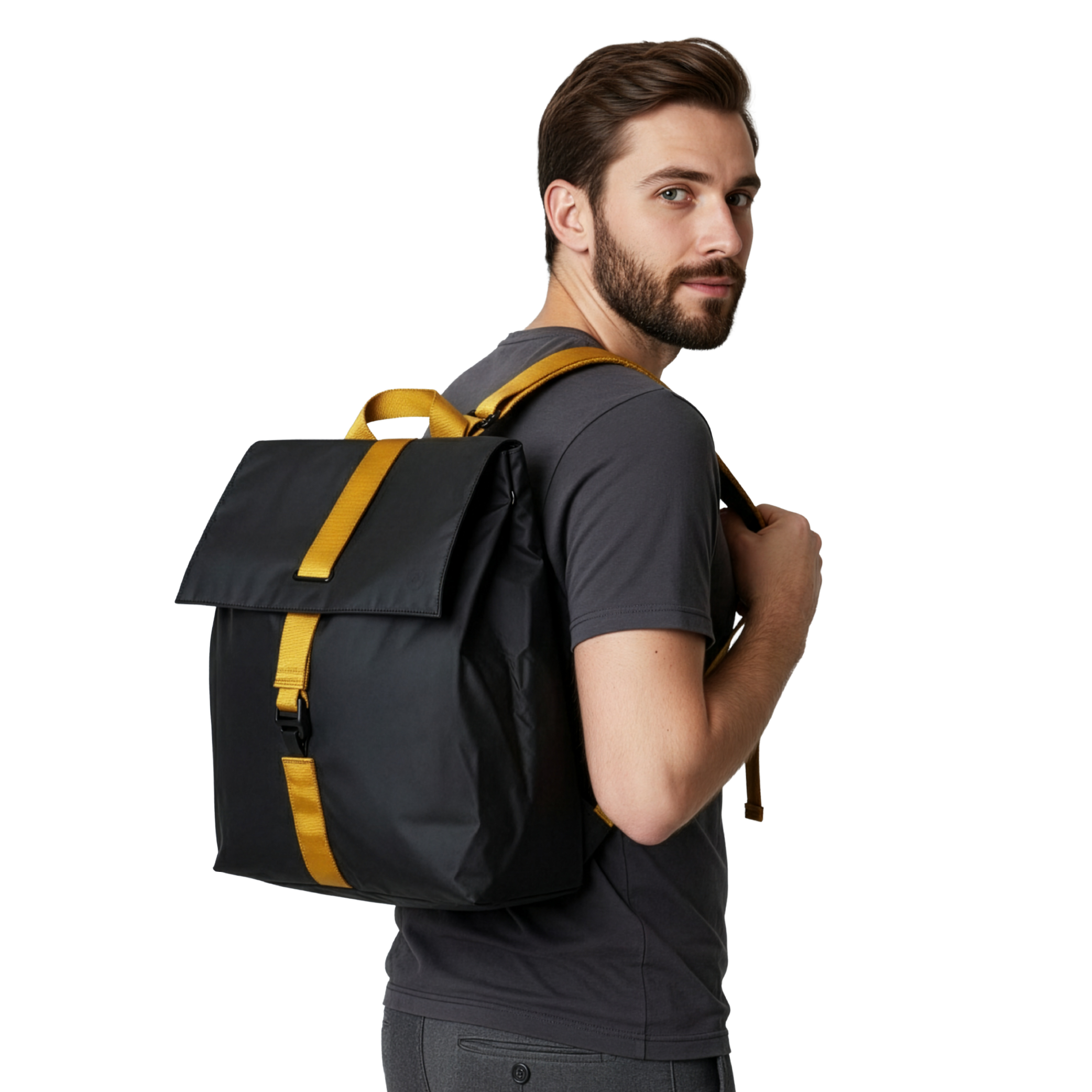 KIWEE Square Backpack Plus ryggsekk 15 L vannavvisende