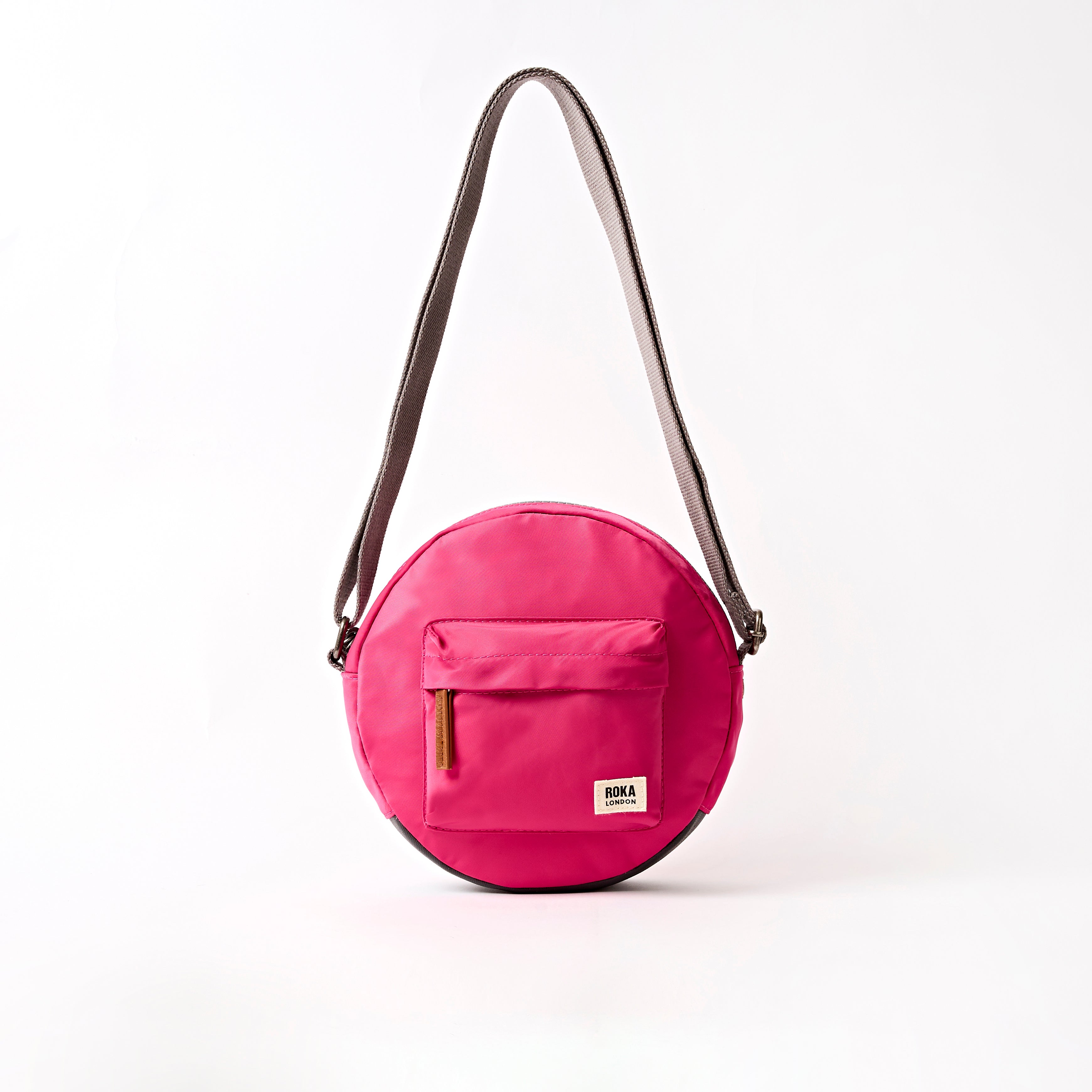 Roka London Paddington crossbody veske Small granita red 4,1 L