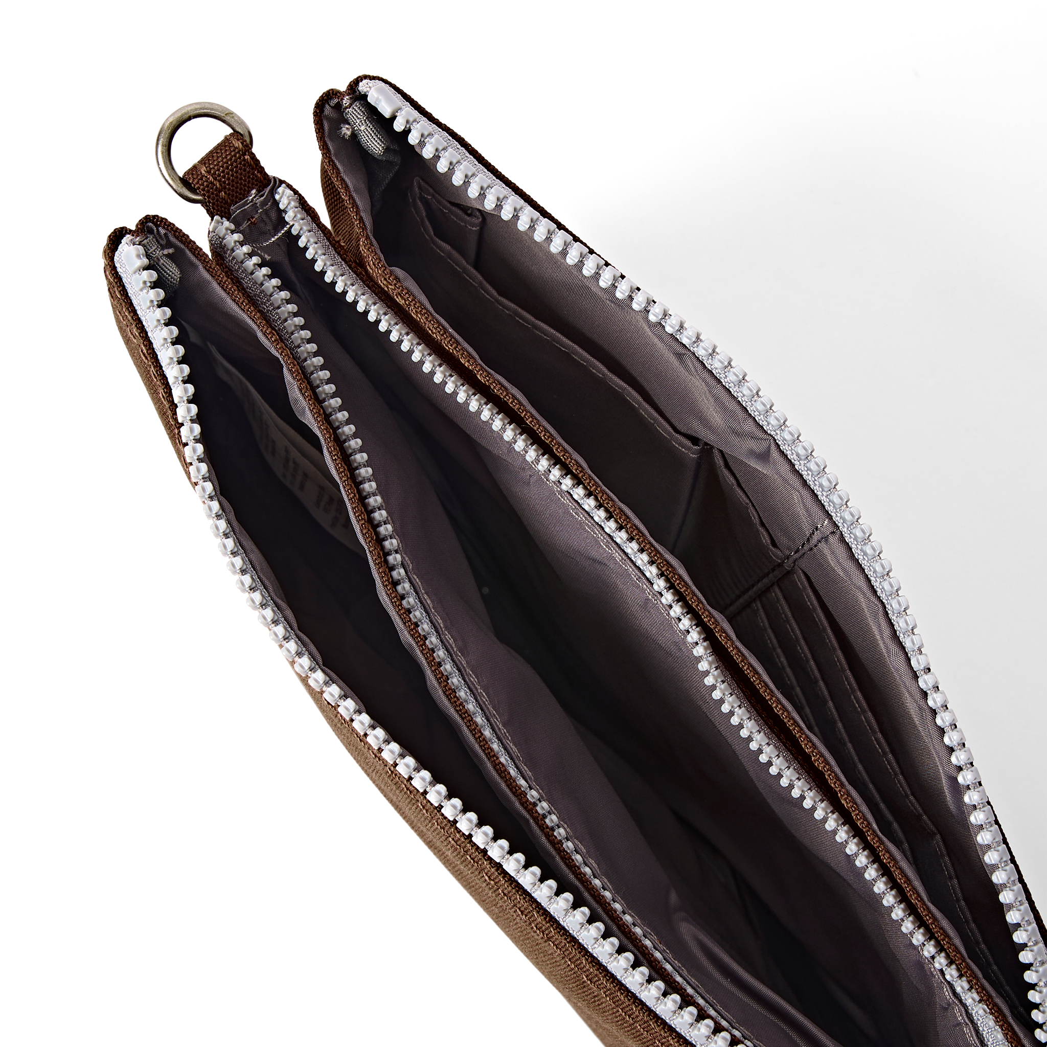Roka London Carnaby crossbody XL sjokoladebrun