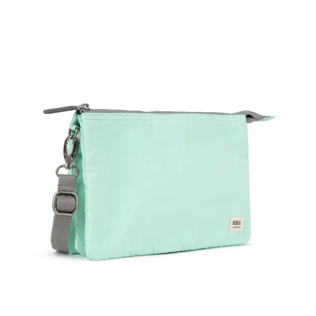 Roka London Carnaby XL crossbody lommebok mint 0,5 l