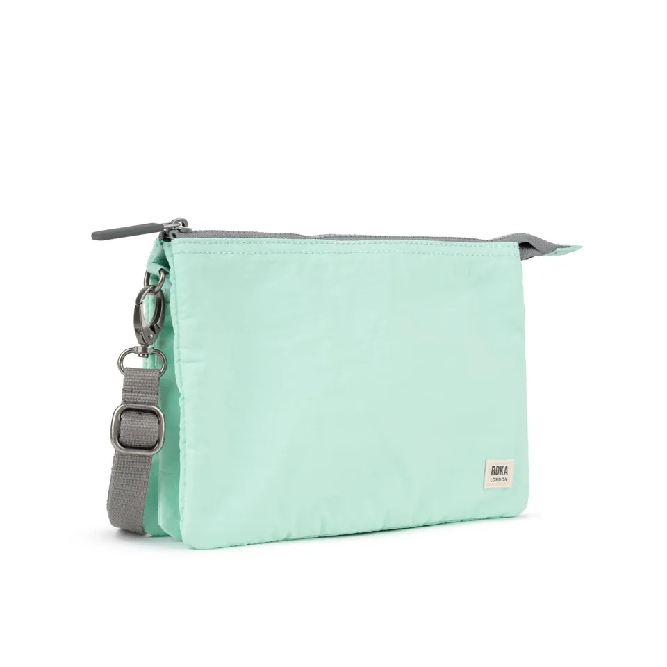 Roka London Carnaby XL crossbody lommebok mint 0,5 l