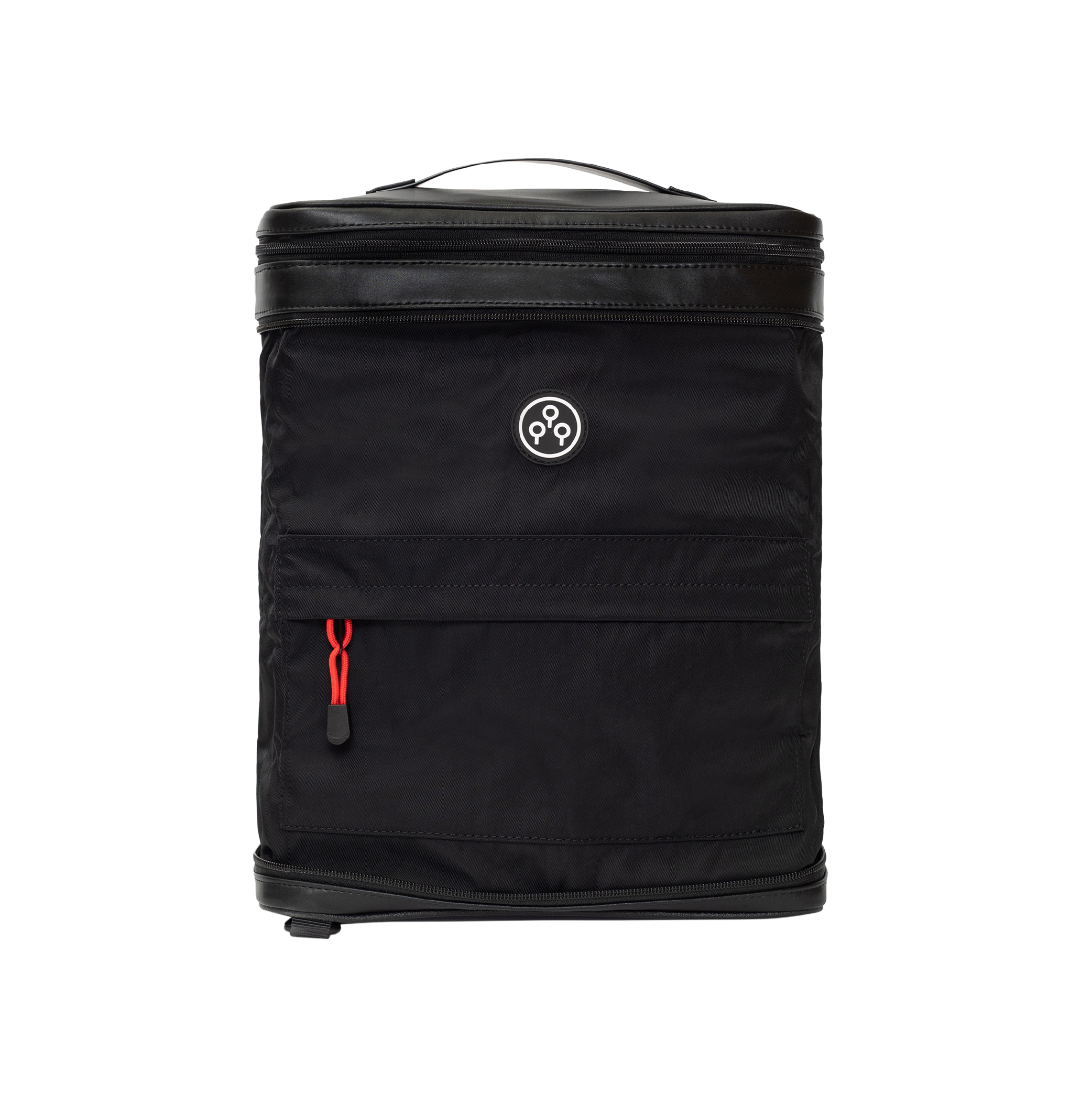 KIWEE Sandwich ryggsekk svart 15L utvidbar laptop