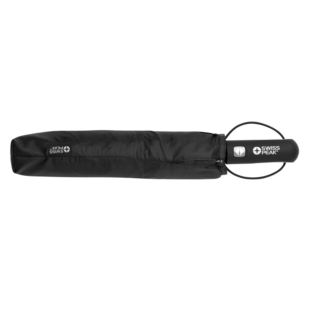 Swiss Peak Tornado 27 paraply svart automatisk