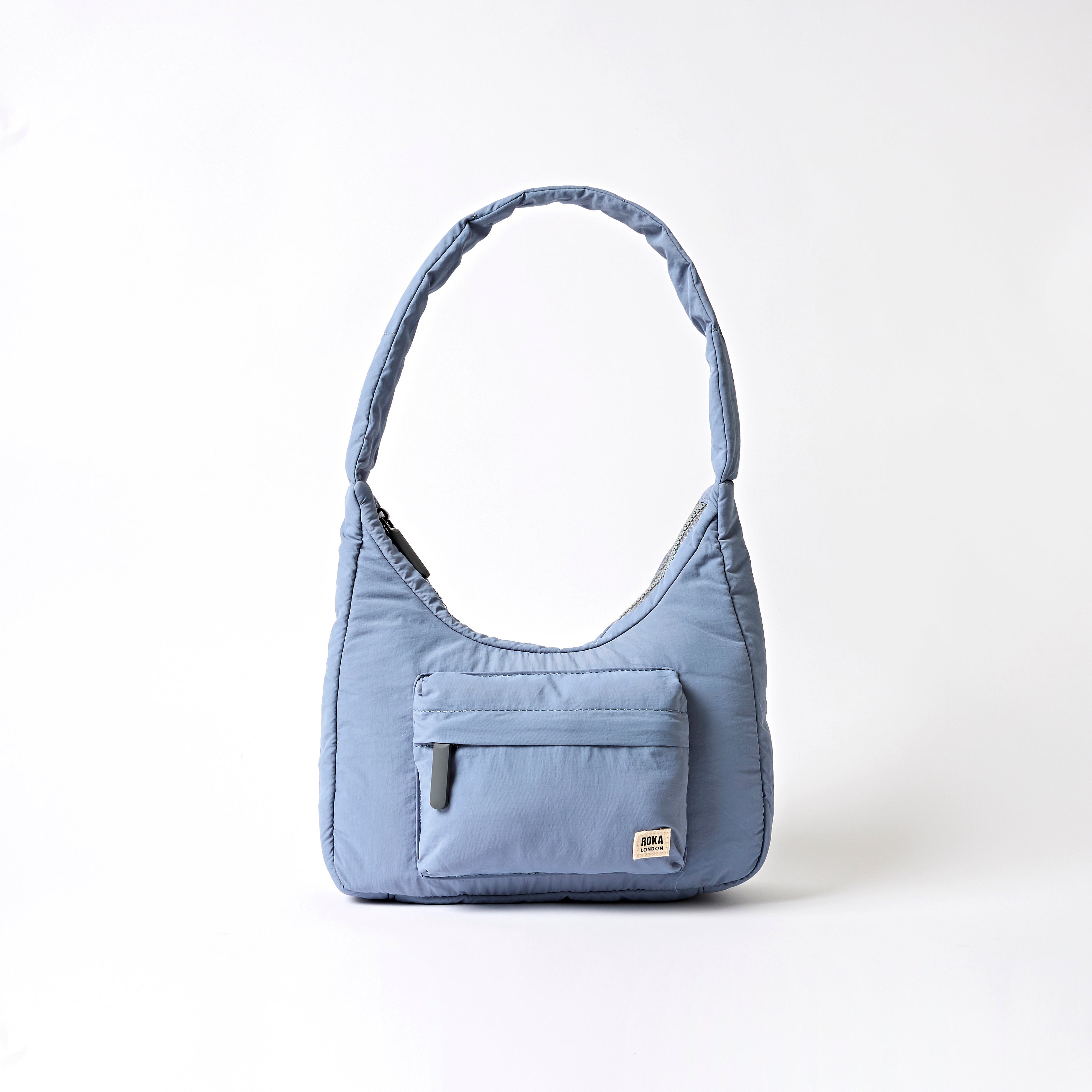 Roka London Belsize håndveske Retro Blue small vattert