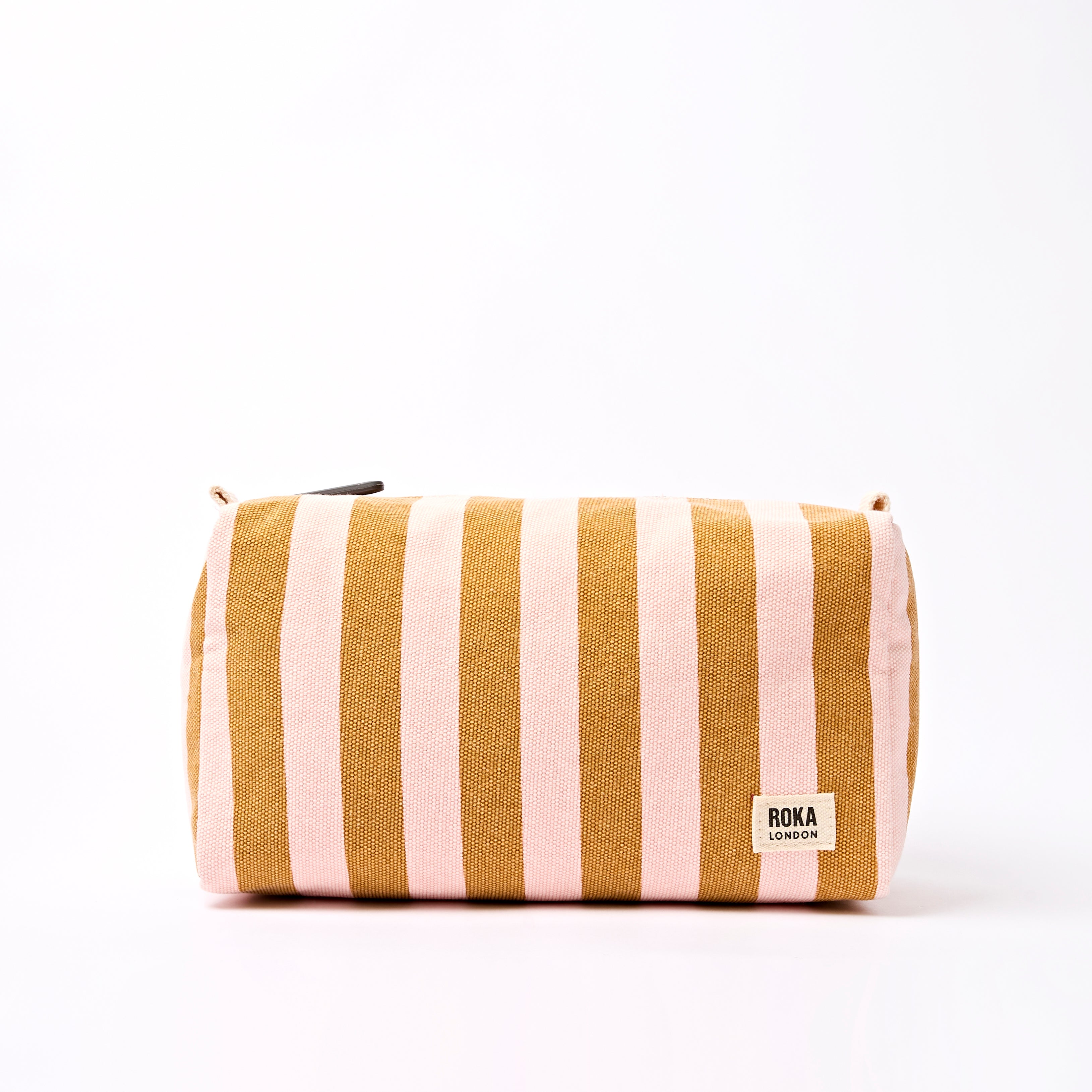 Roka London Maygrove toalettmappe rose gold stripe 4,8 liter