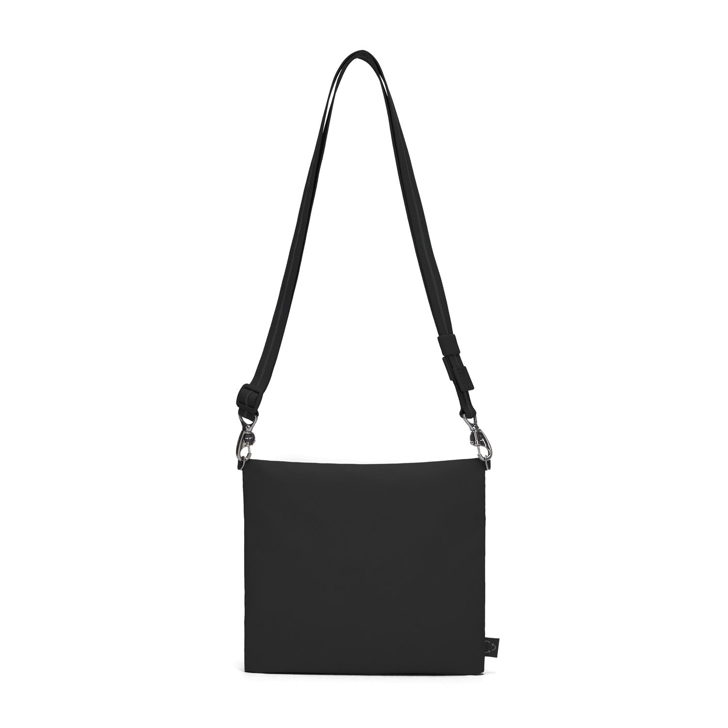 Pacsafe GO crossbody pouch skulderveske jet black tyverisikker