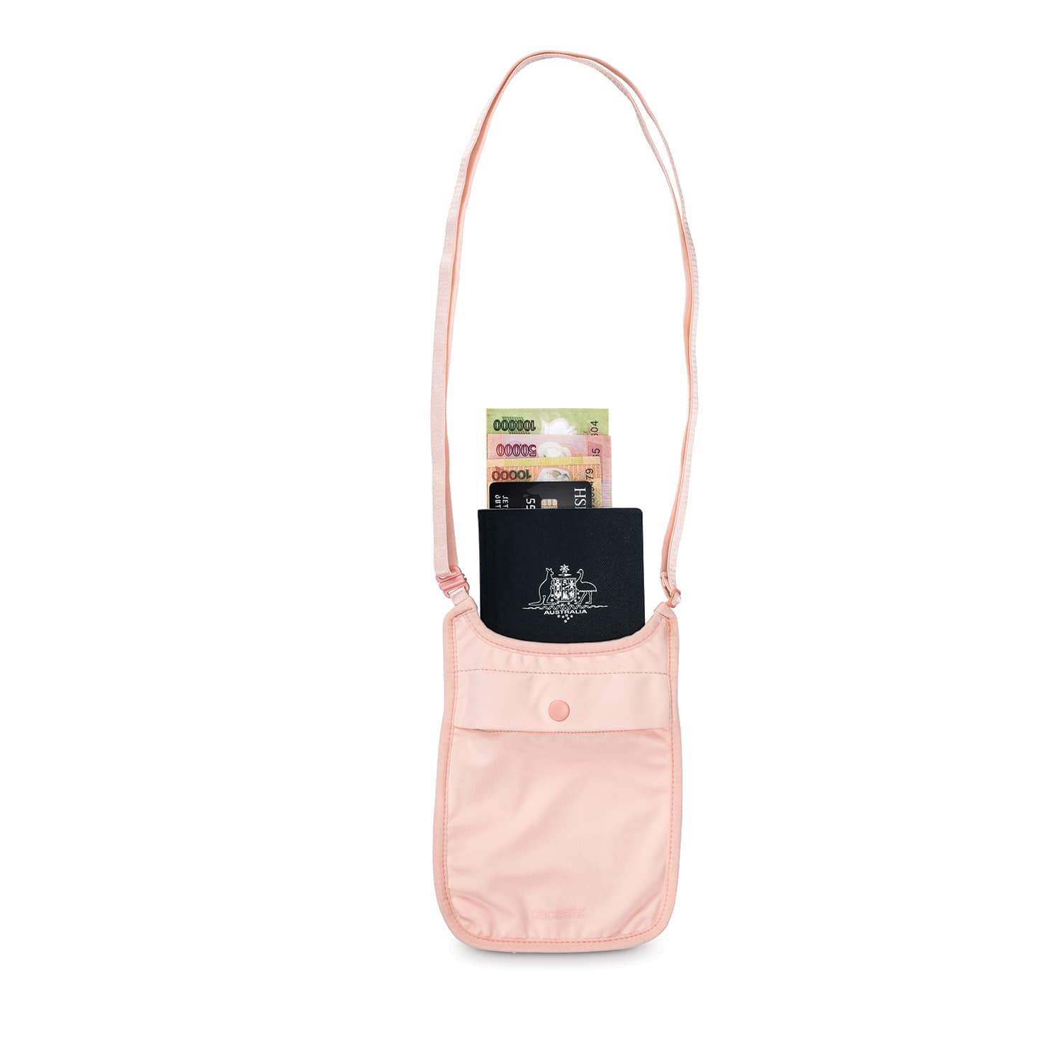 Pacsafe Coversafe S75 nakkepung svart hemmelig