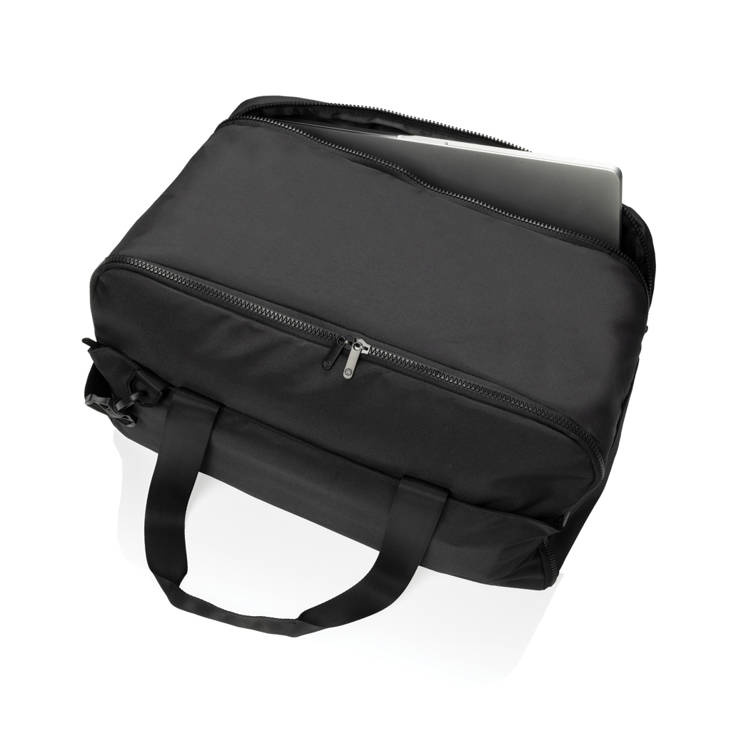 Swiss Peak Aware RPET weekendbag 15,6" svart laptop