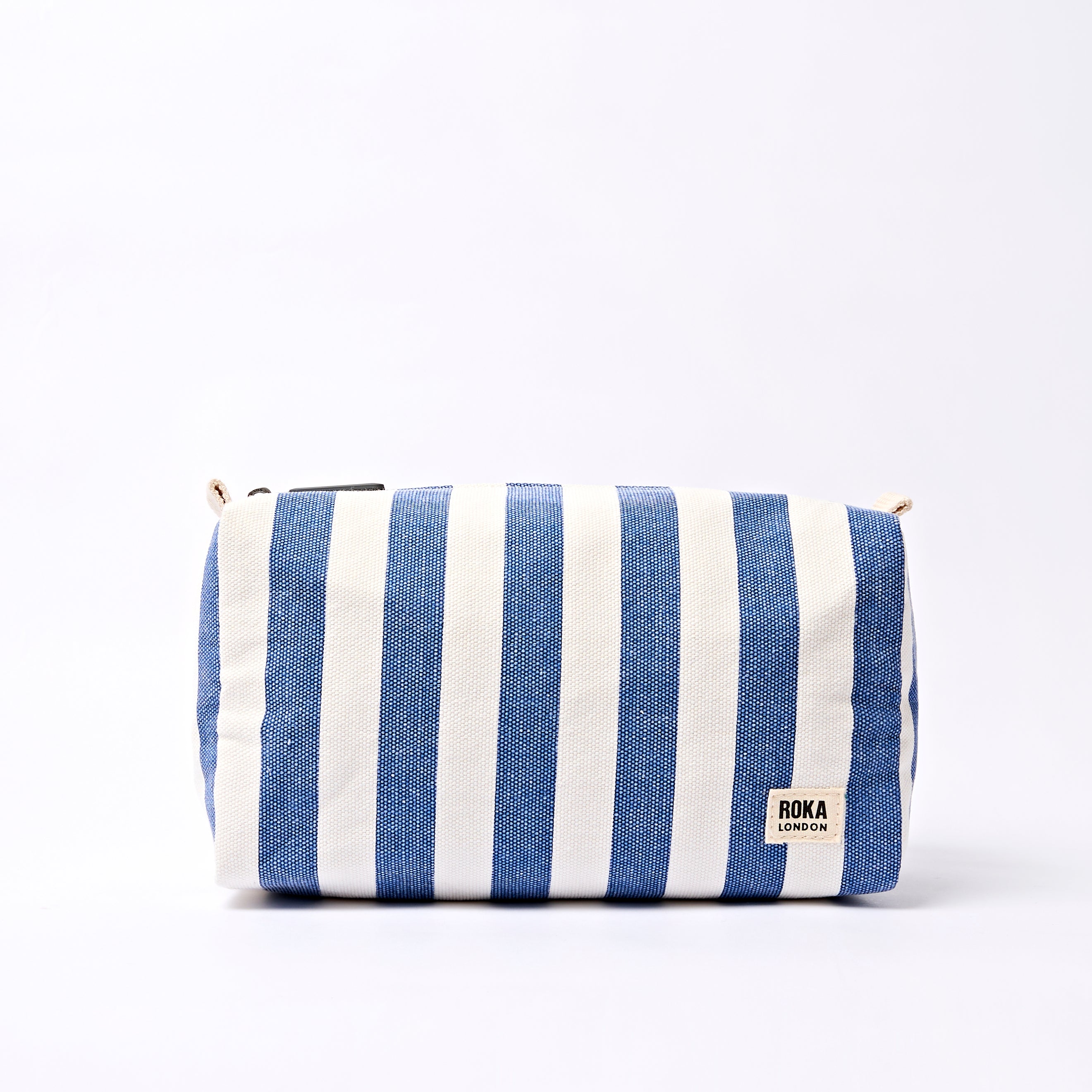 Roka London Maygrove toalettmappe small denim stripe