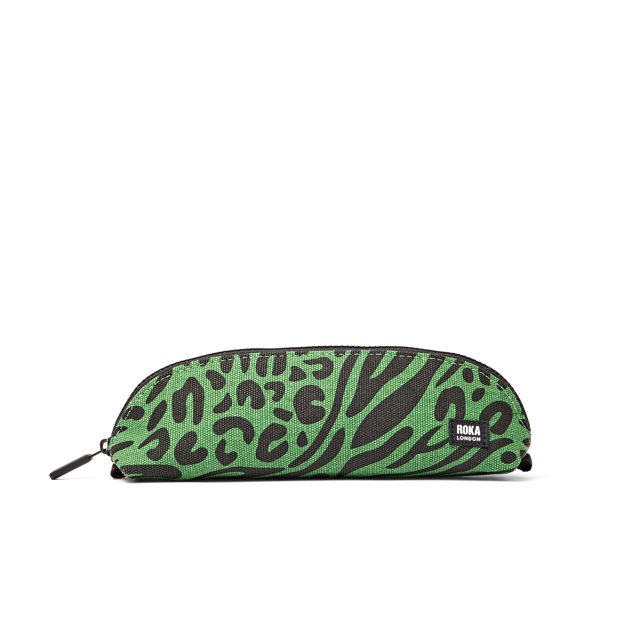 Roka London Tate pouch animal artichoke liten bomull