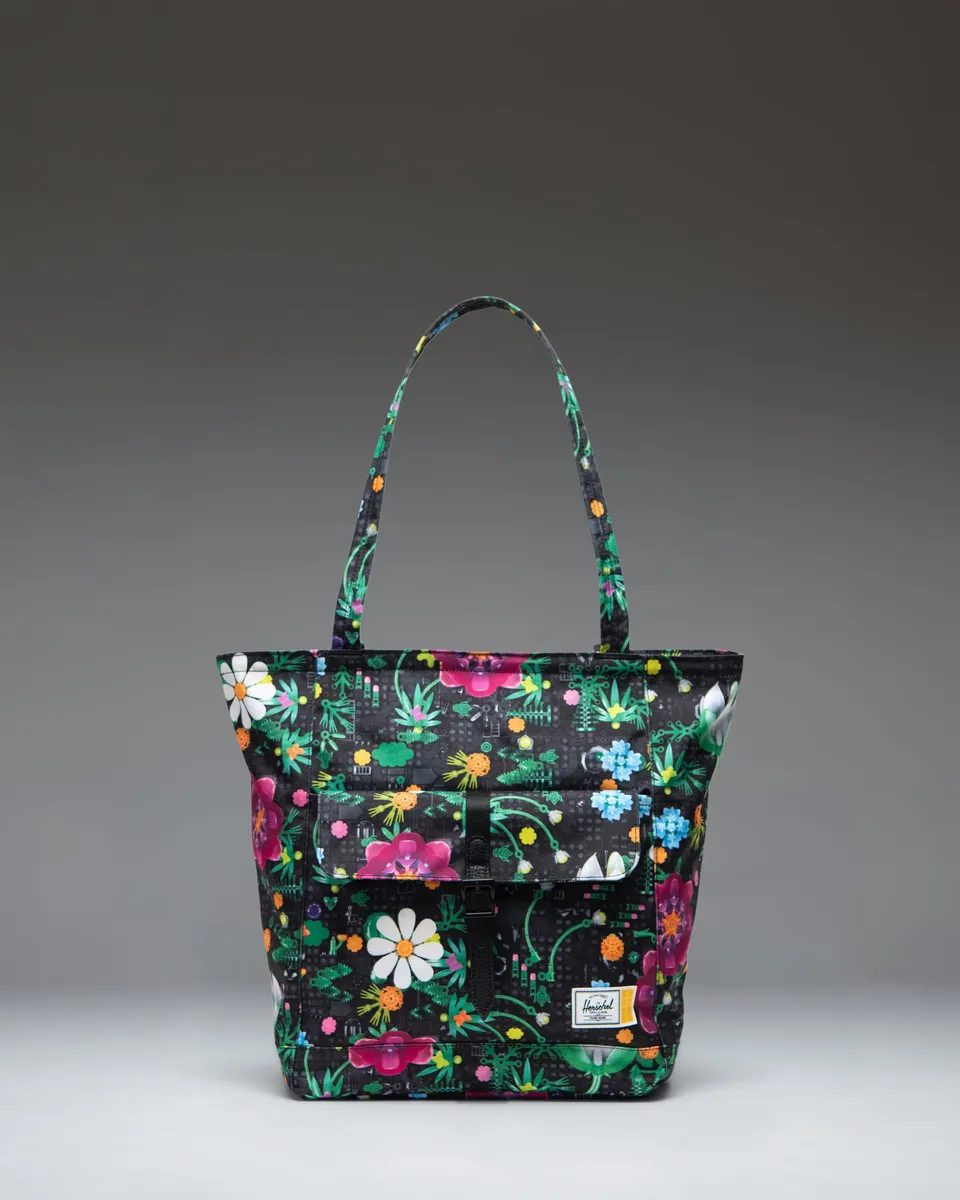 Herschel Retreat tote LEGO Falling Florals PC-lomme