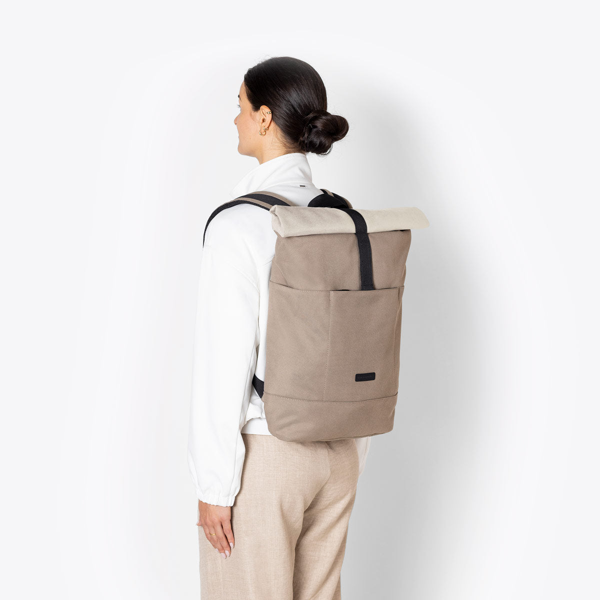 Ucon Acrobatics Hajo Roll-Top ryggsekk Mini Dark Sand canvaslook